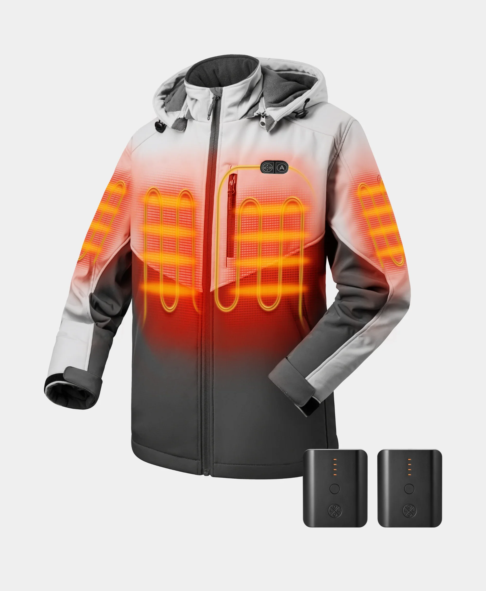 Bundle Deal - Men's Dual Control Heated Jacket (Chest Heating) & Extra PD 5K Battery - Image 17