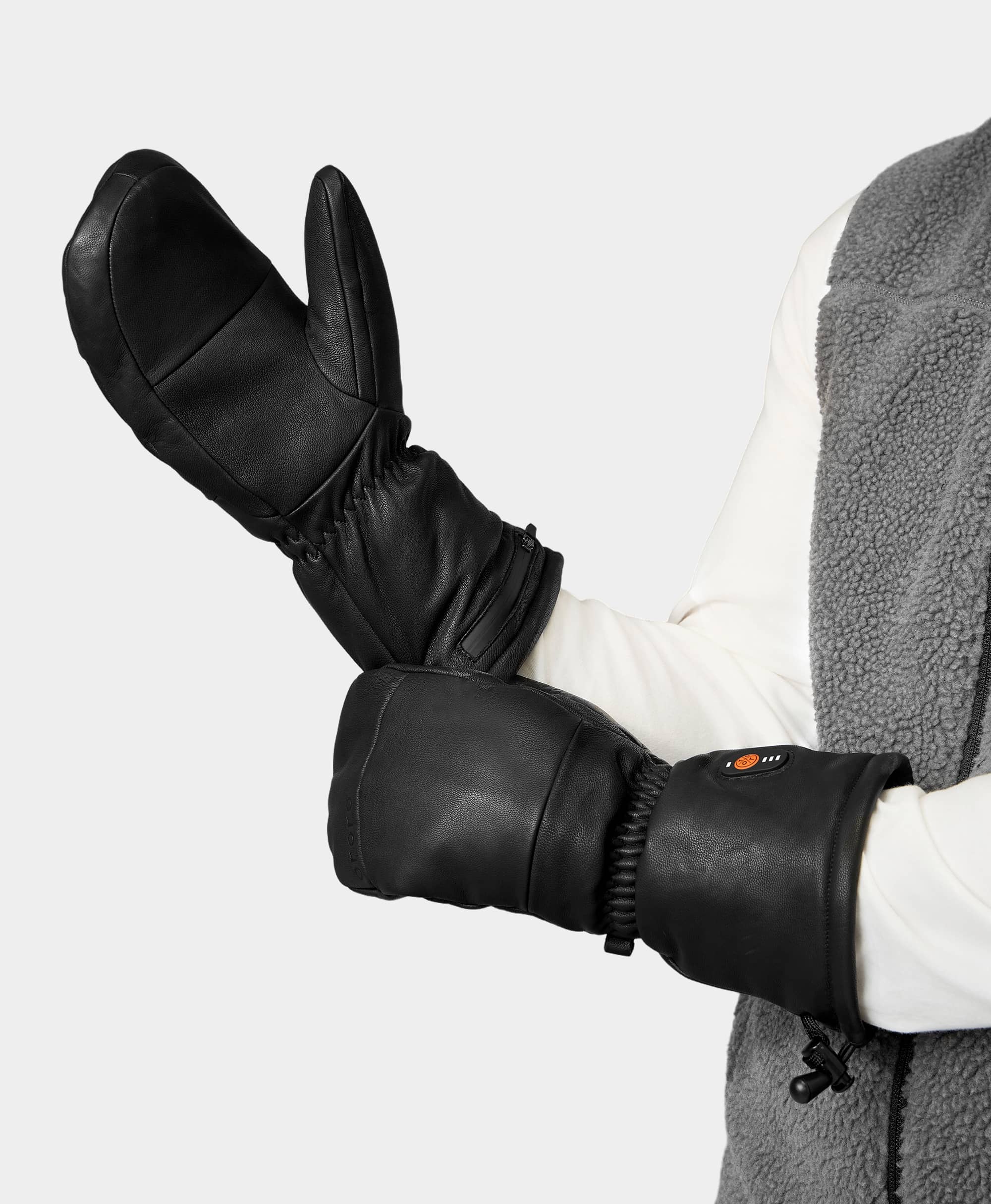 Duluth Unisex Heated Leather Chopper Mittens (Final Sale) - Image 15