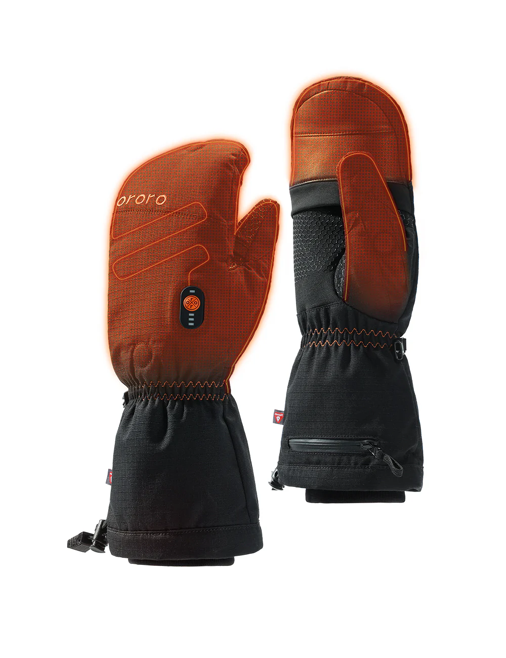 Fargo Heated Flip Top Mittens - Unisex - Image 2