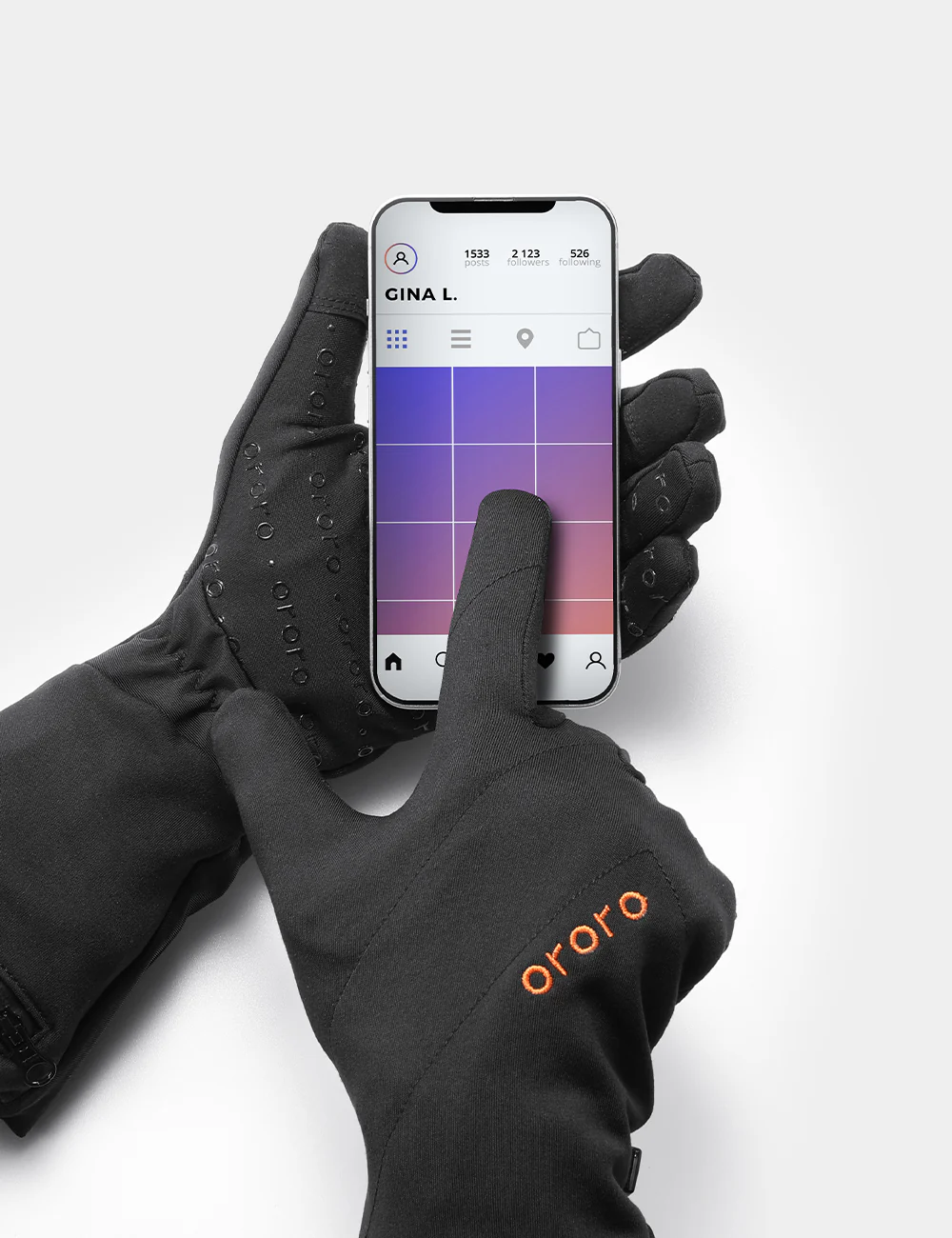 Glasgow Heated Liner Gloves - Unisex - Image 4