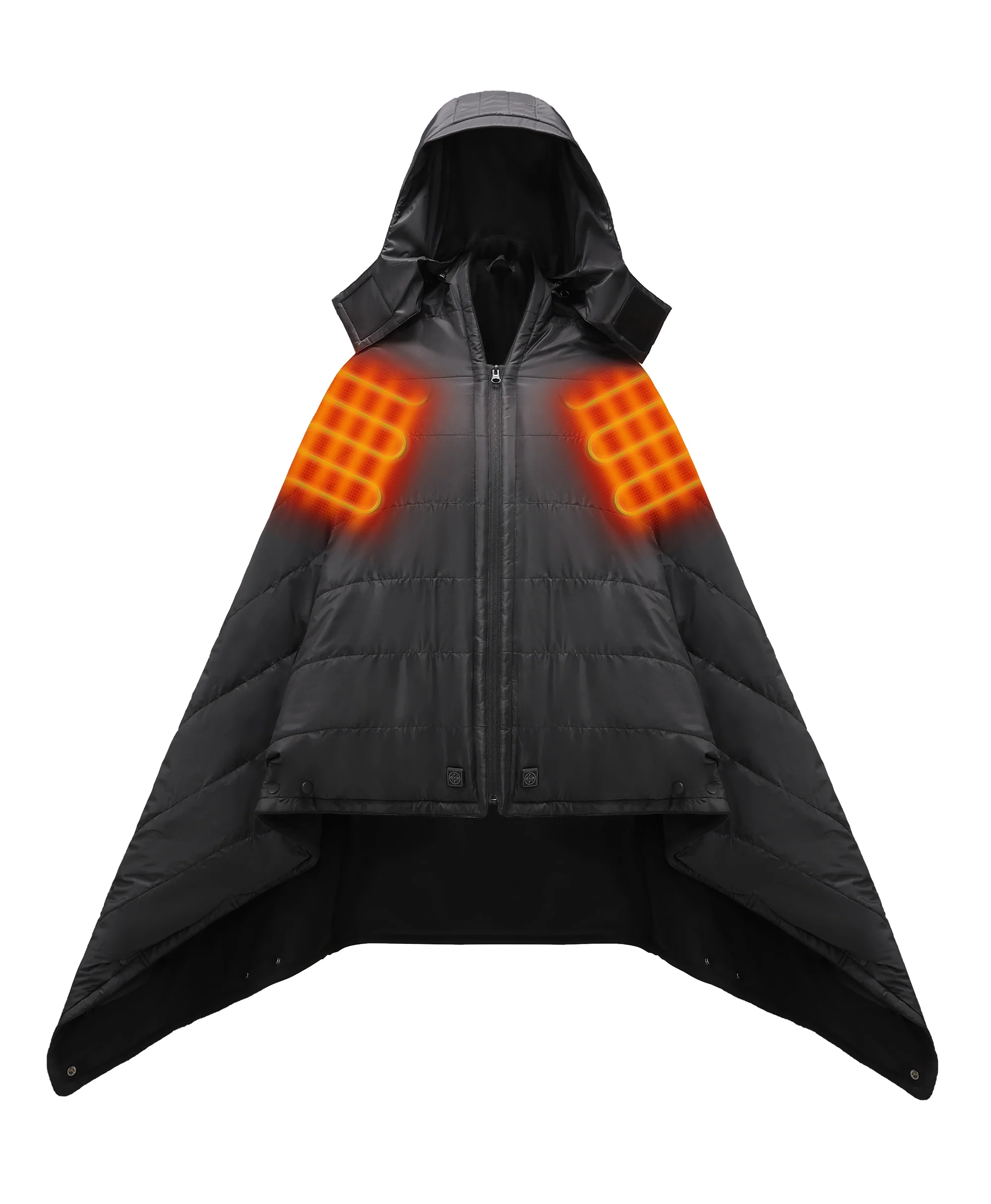 Heated Dual Control Poncho Blanket - Image 3