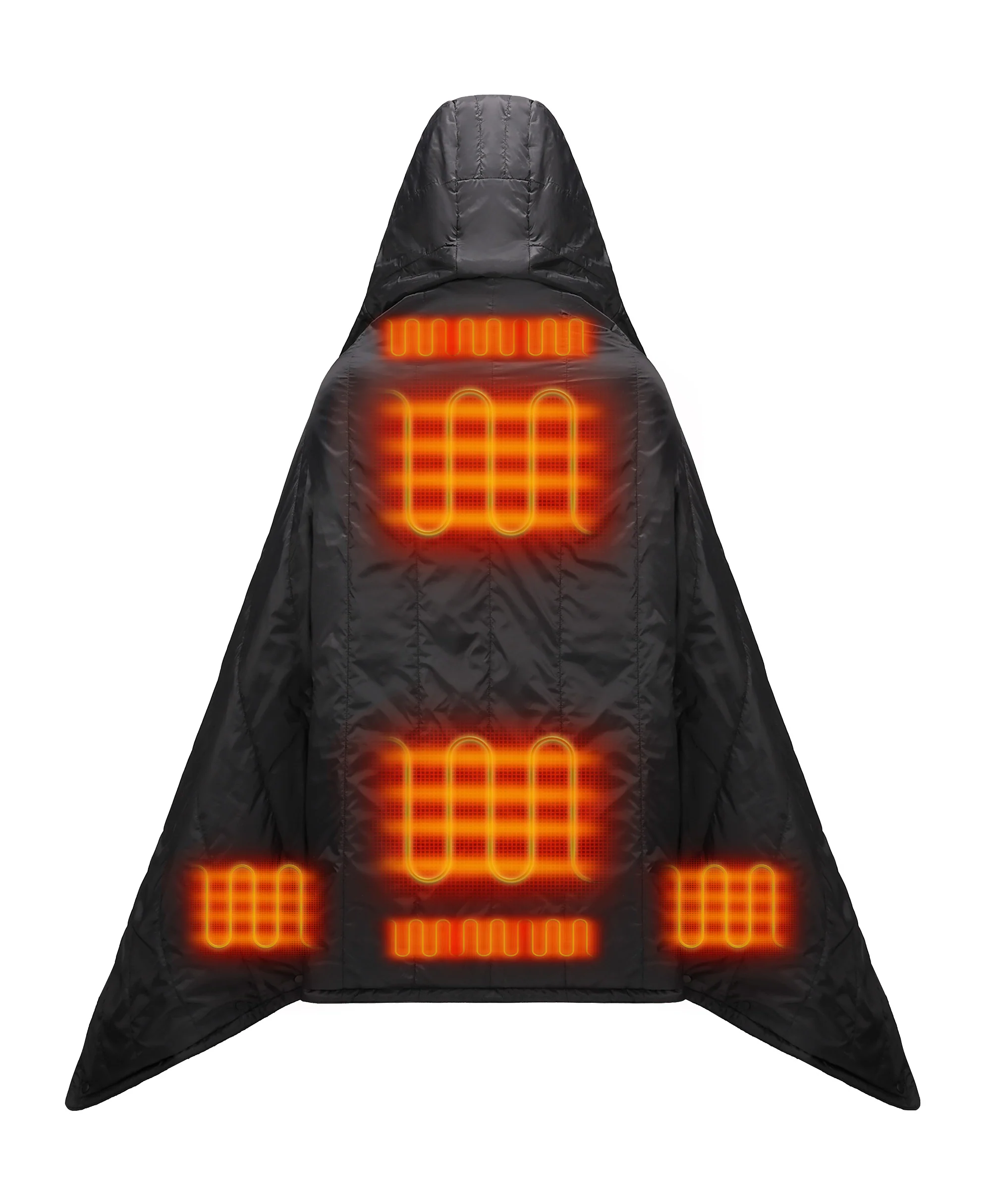 Heated Dual Control Poncho Blanket - Image 4