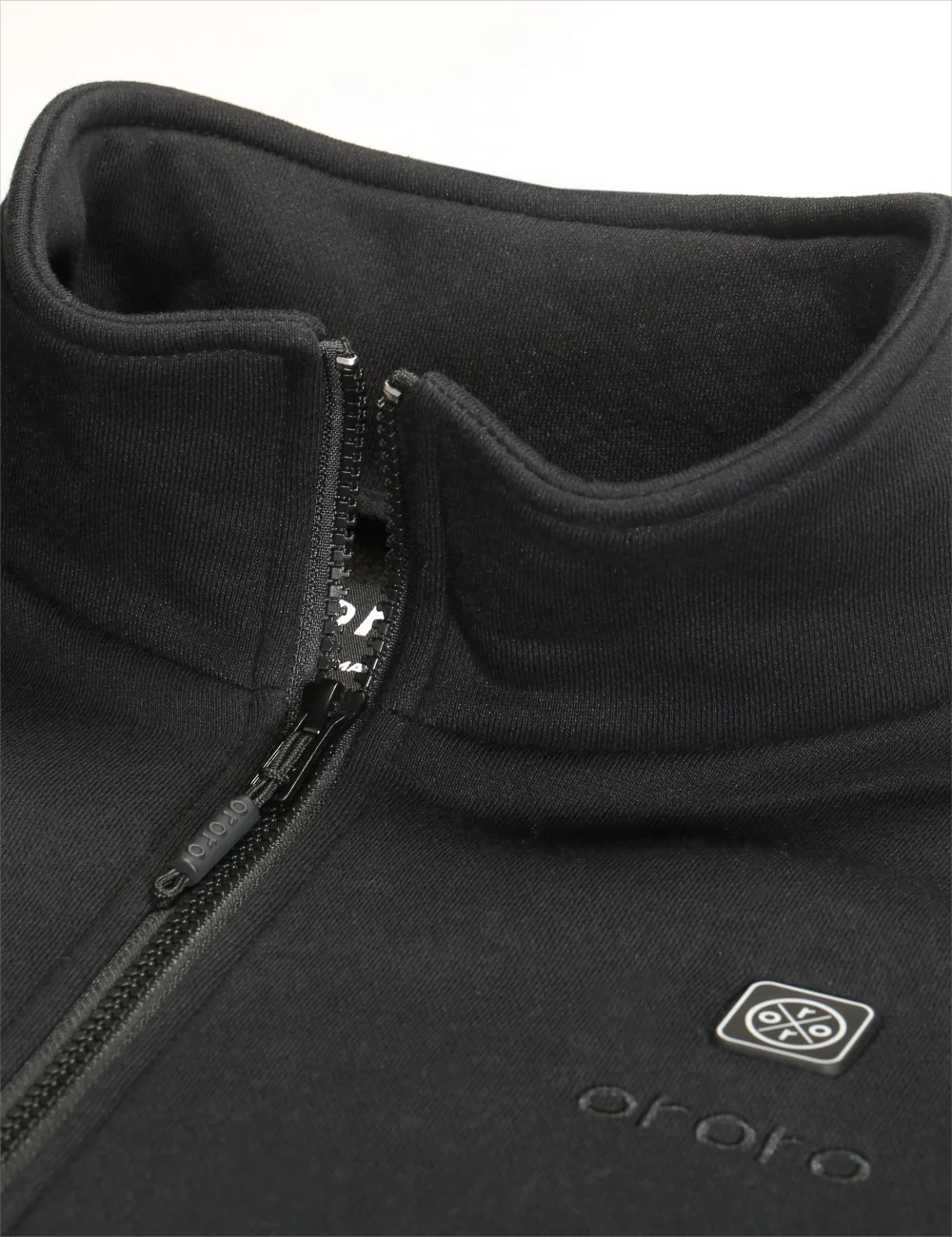 Men's Heated Fleece Vest - Black (Final Sale) - Image 8