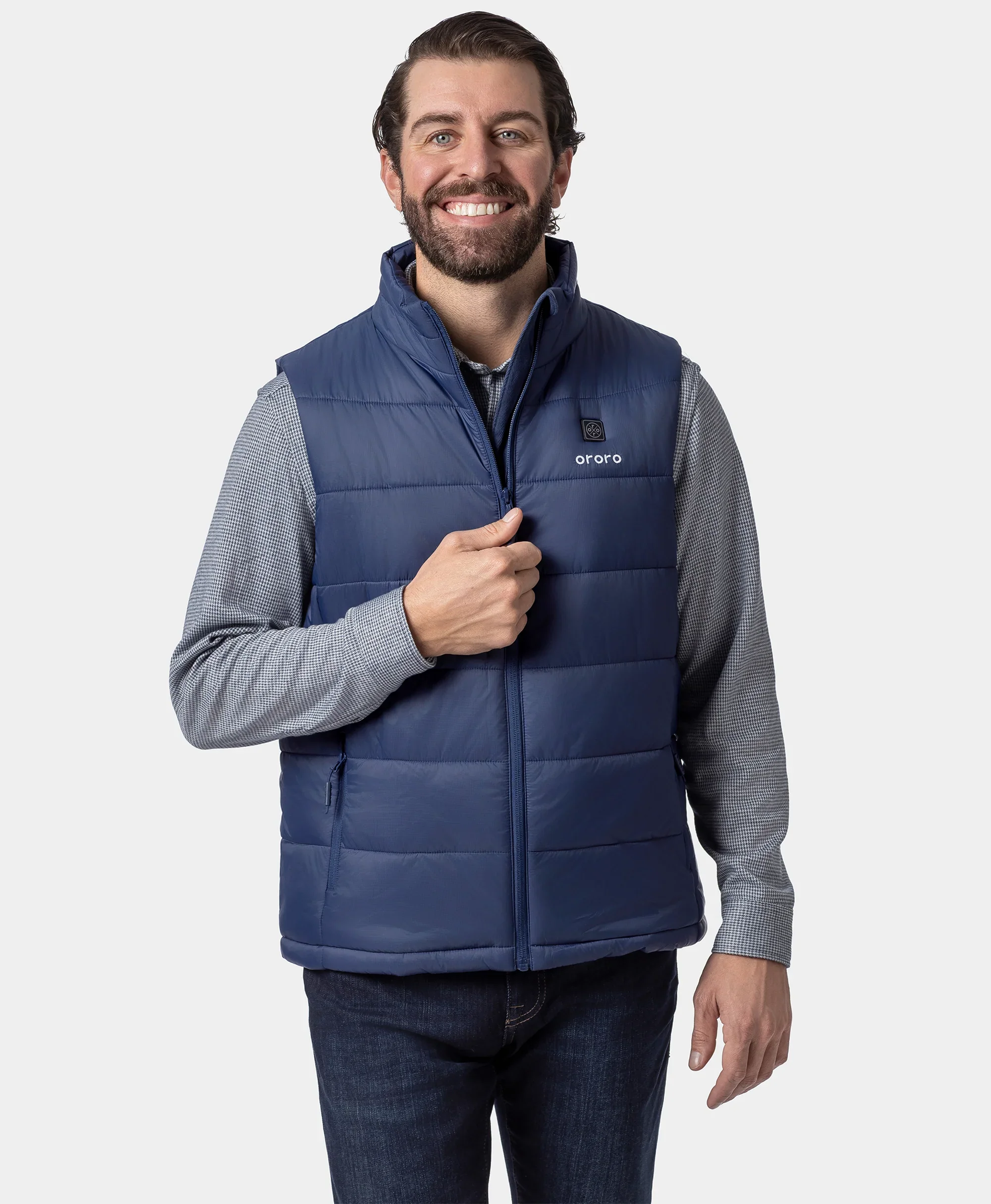 Men's Classic Heated Vest - Blue - Image 3