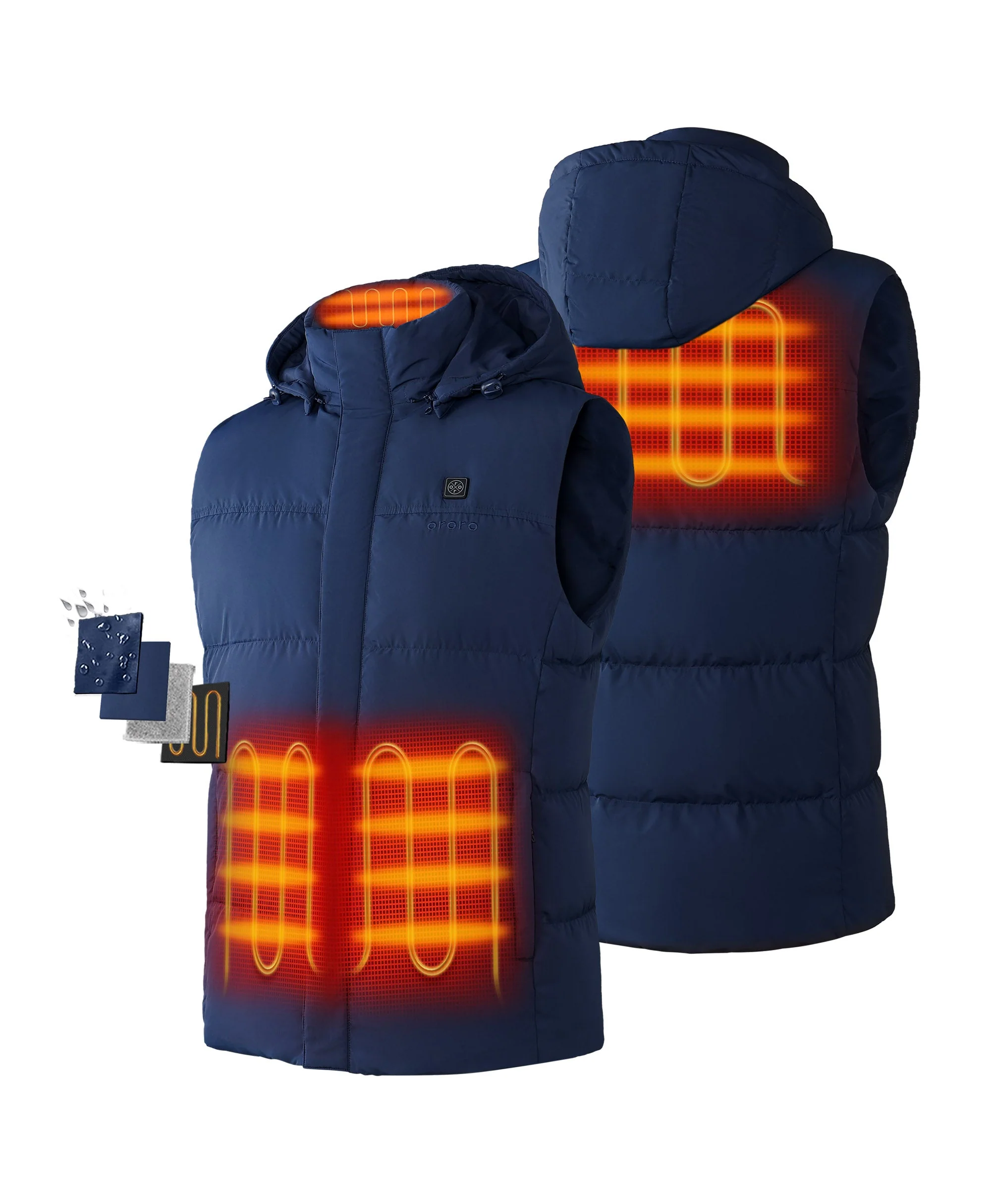 Men's Heated Down Vest (800-Fill) - Image 18