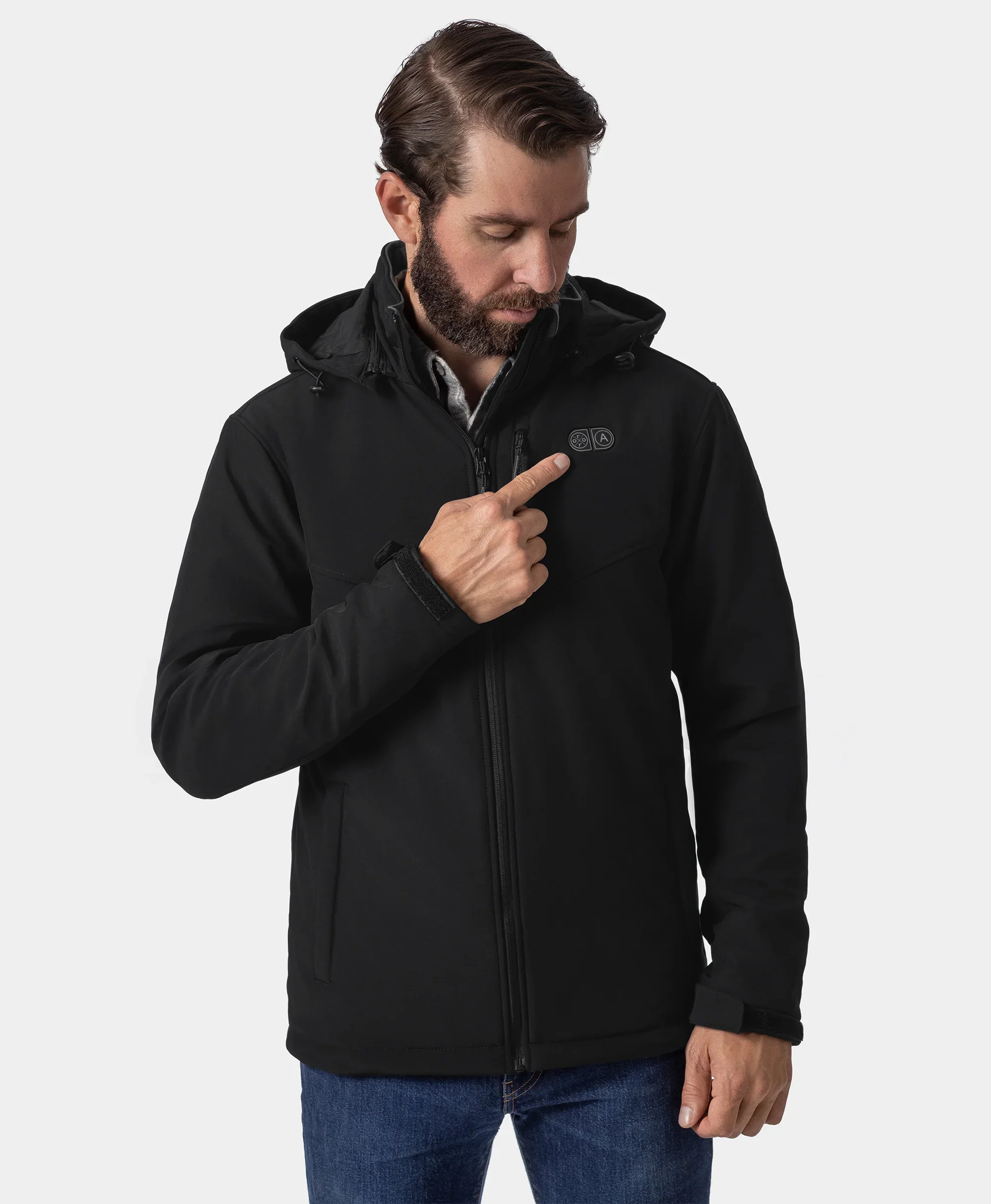 Men's Heated Dual Control Jacket with 5 Heating Zones (Pocket Heating) - Image 5