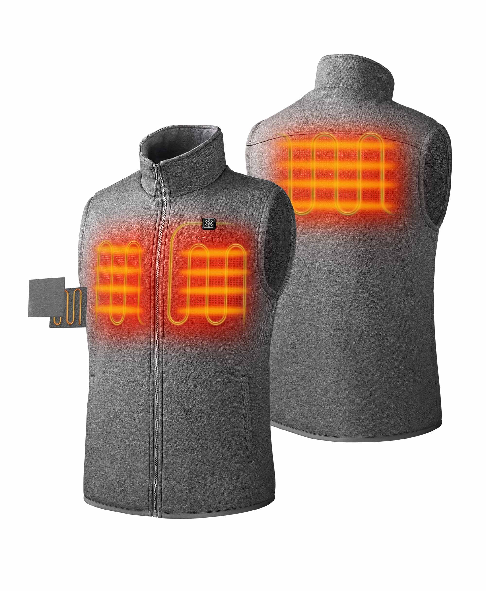 Men's Heated Fleece Vest - New Colors (Final Sale) - Image 13