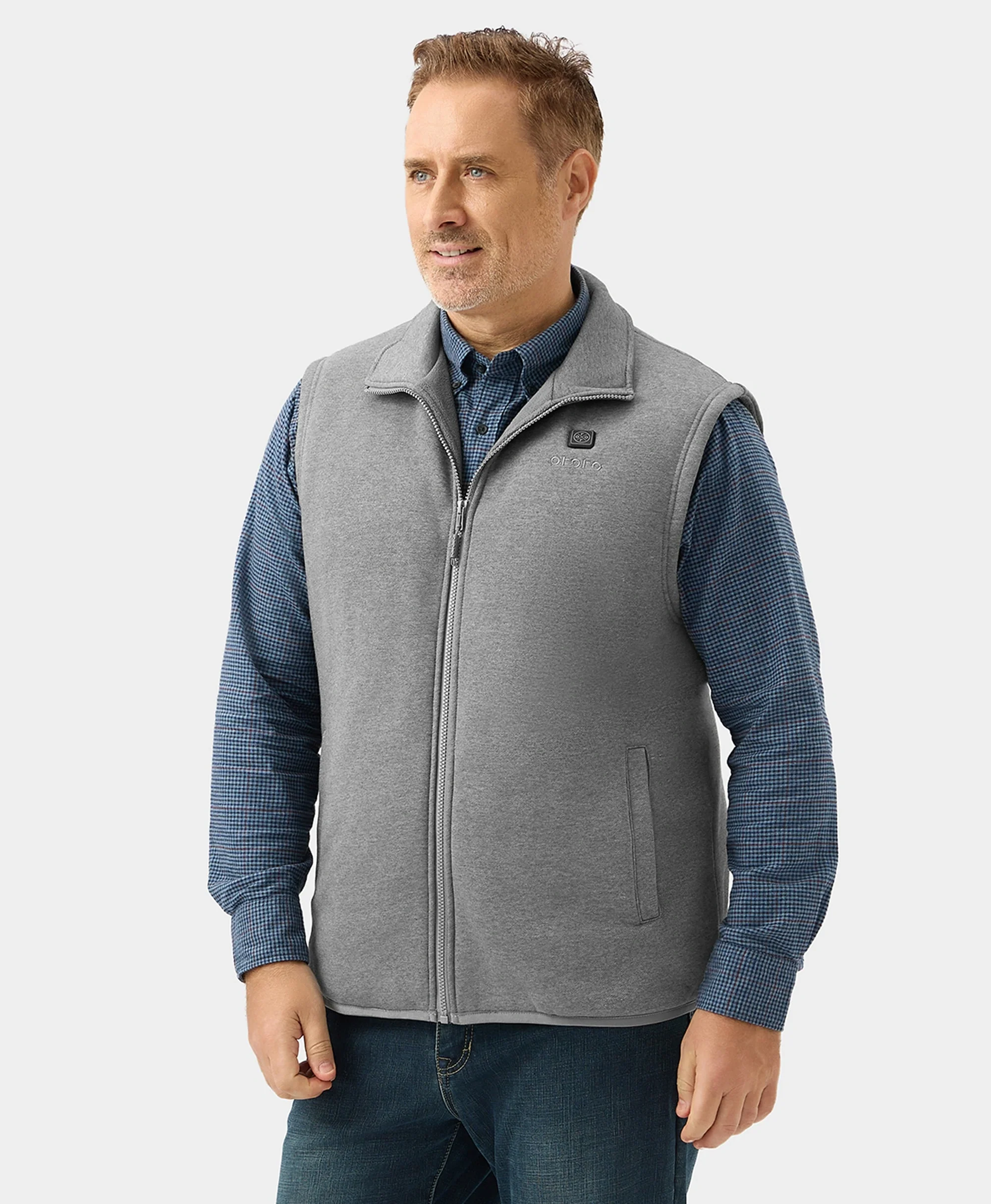 (Open-box) Men's Heated Fleece Vest (Battery Set Not Included) - Image 36