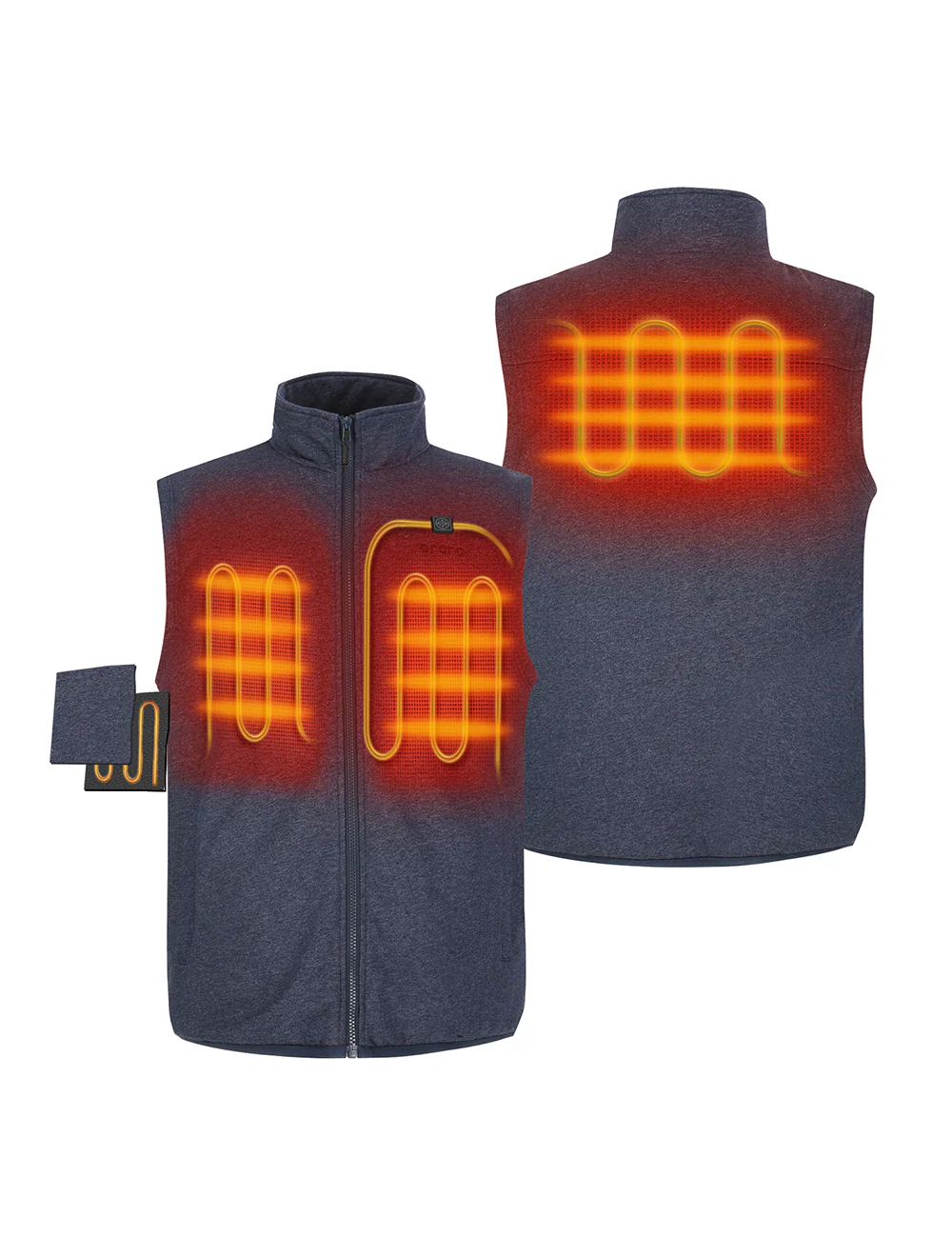 Men's Heated Fleece Vest - New Colors (Final Sale) - Image 33