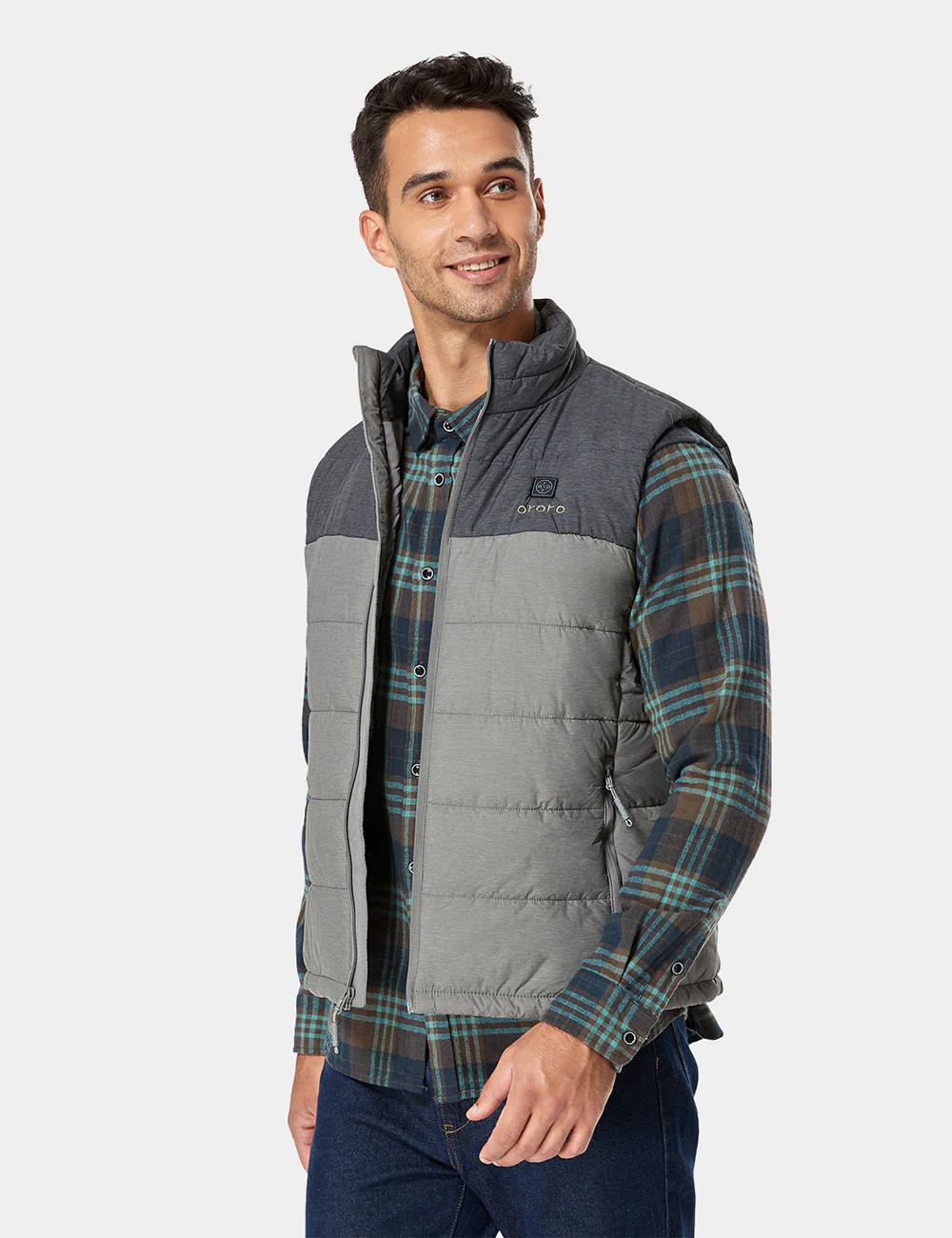 Men's Classic Heated Vest - Flecking Gray - Image 4