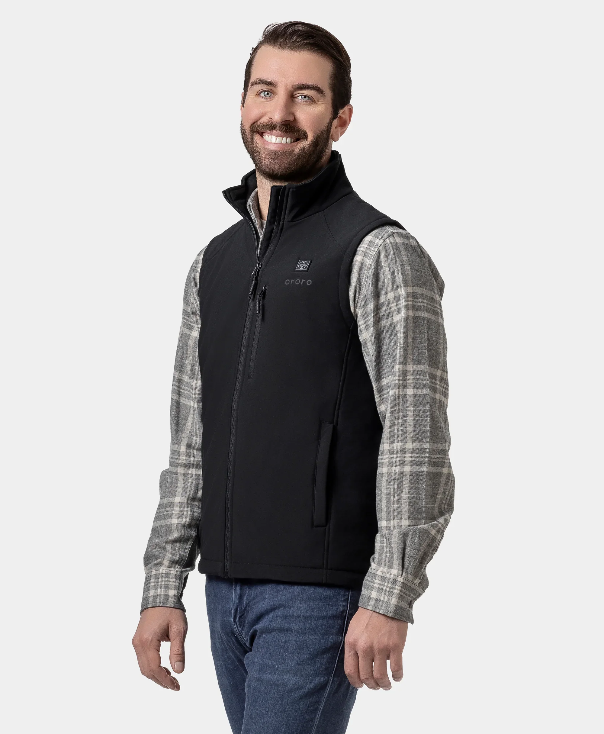 Men's Heated Softshell Vest - Lower Back Heating - Image 3