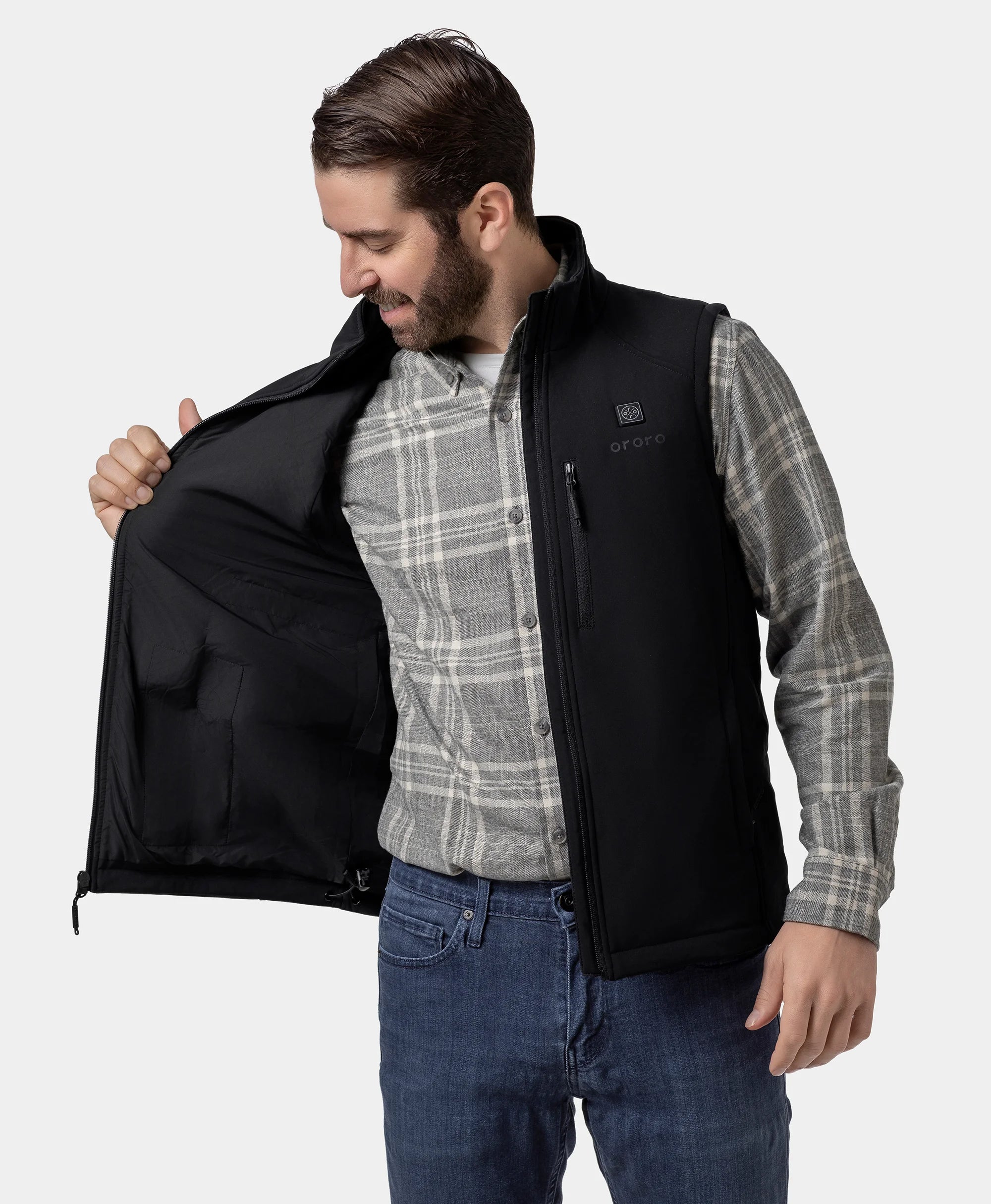 Men's Heated Softshell Vest - Lower Back Heating - Image 4