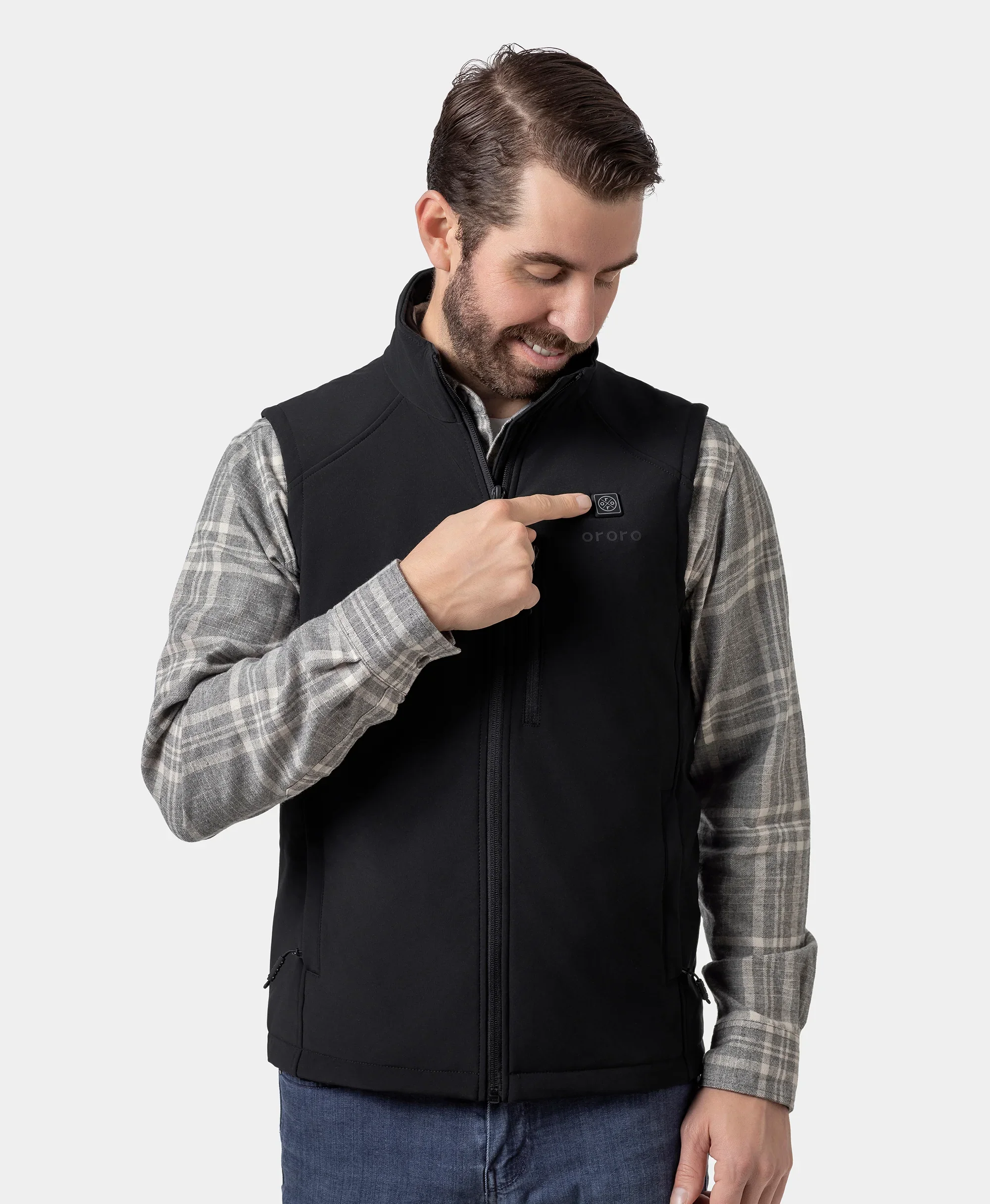 Men's Heated Softshell Vest - Lower Back Heating - Image 5