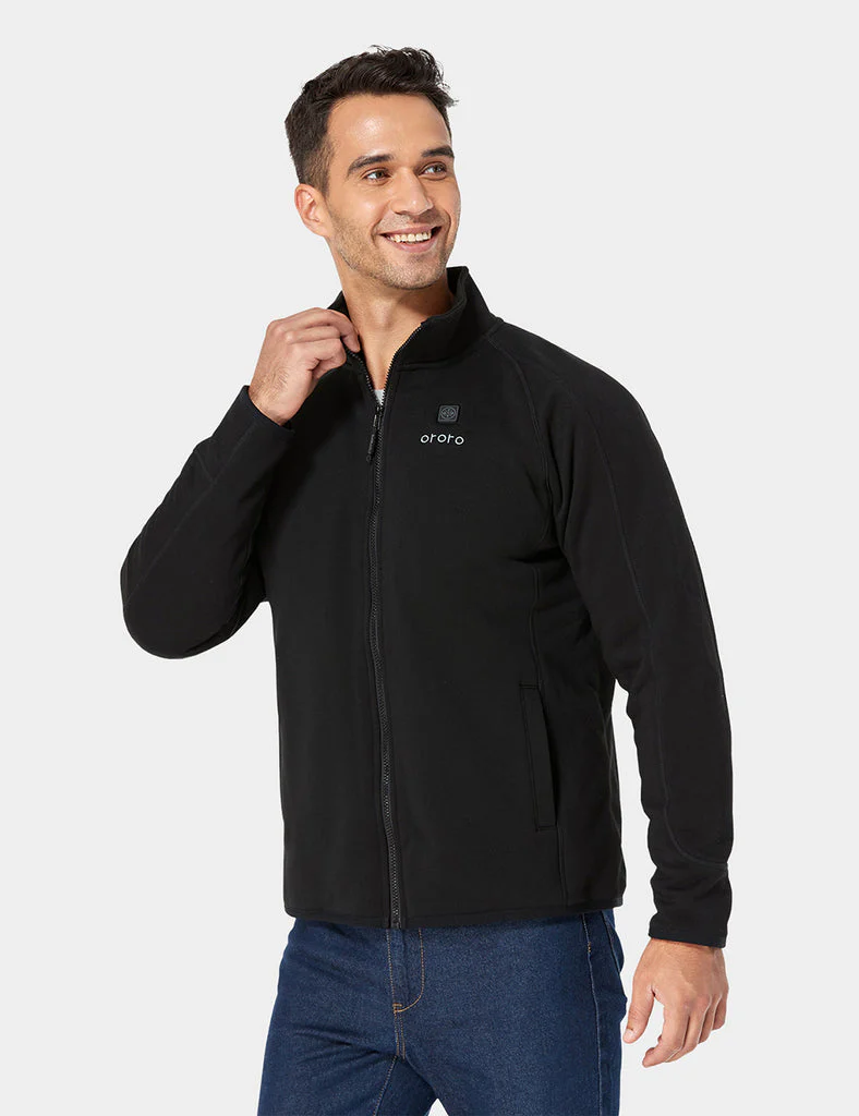 (Open-box) Men's Heated Fleece Jacket (Battery Set Not Included) - Image 12