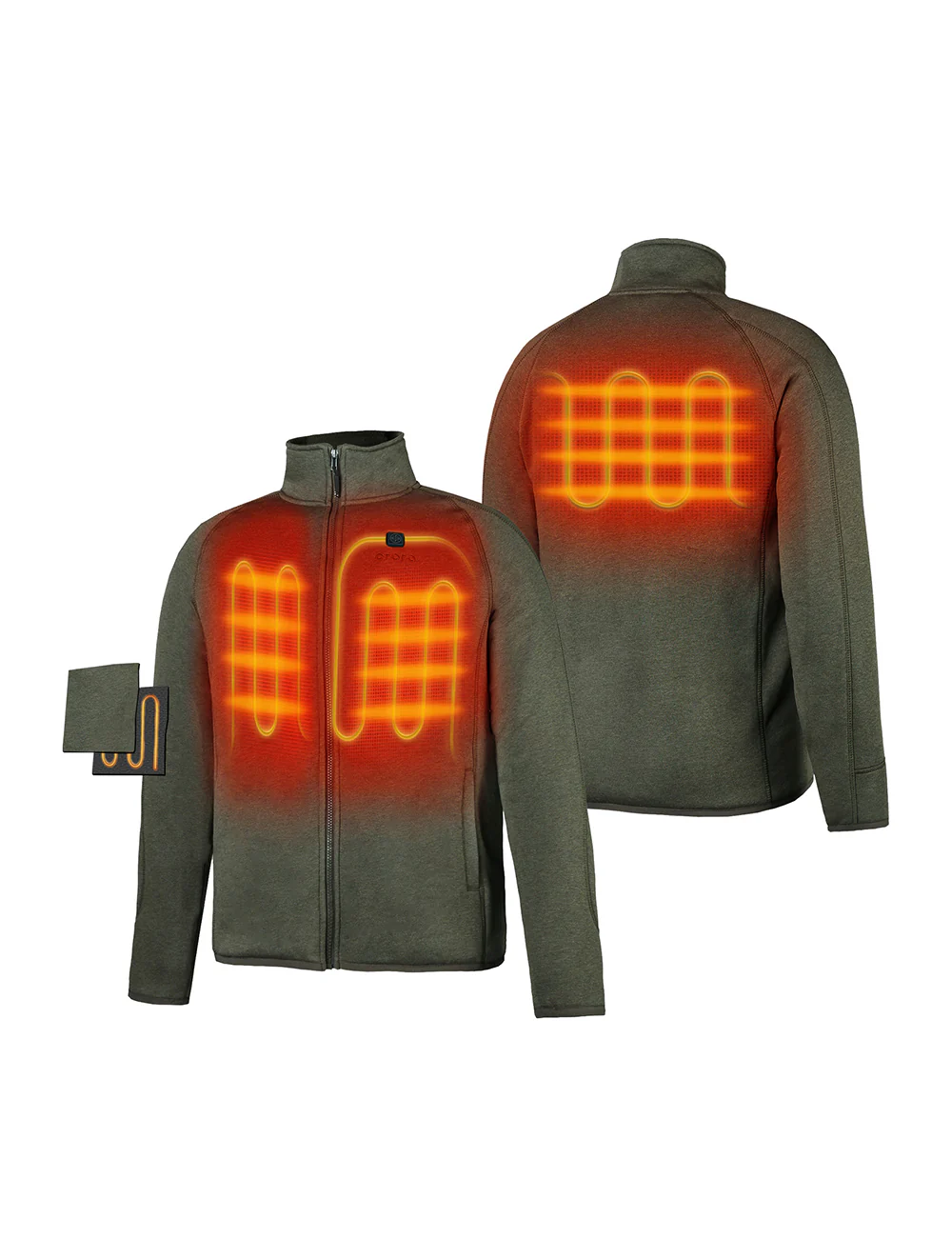 (Open-box) Men's Heated Fleece Jacket (Battery Set Not Included) - Image 17