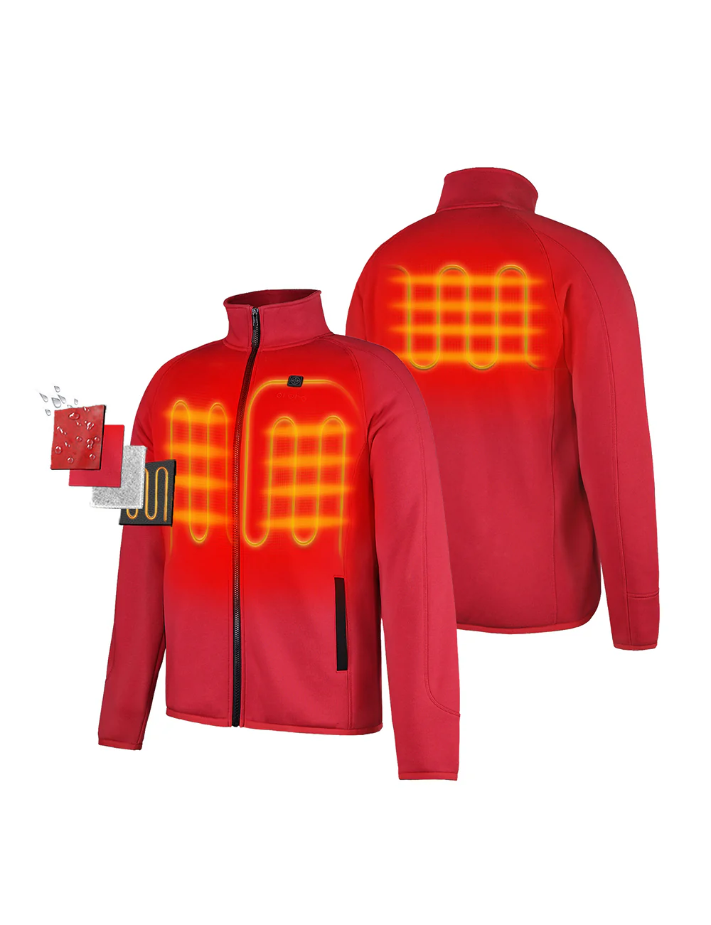 (Open-box) Men's Heated Fleece Jacket (Battery Set Not Included) - Image 24