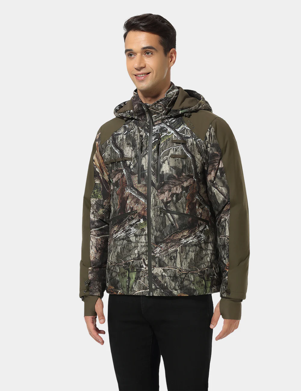 (Open-box) Men's Heated Hunting Jacket - Camouflage, Mossy Oak® Country DNA  (Battery Set Not Included) - Image 3