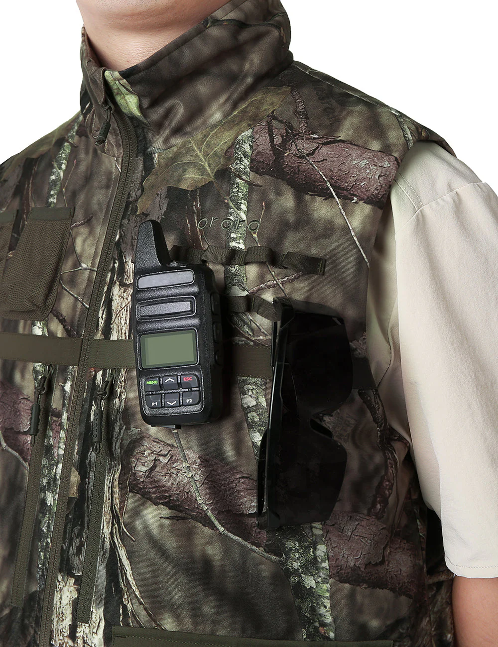 (Open-box) Men's Heated Hunting Vest - Camouflage, Mossy OakĀ® Country DNA Pattern (Battery Set Not Included) - Image 11