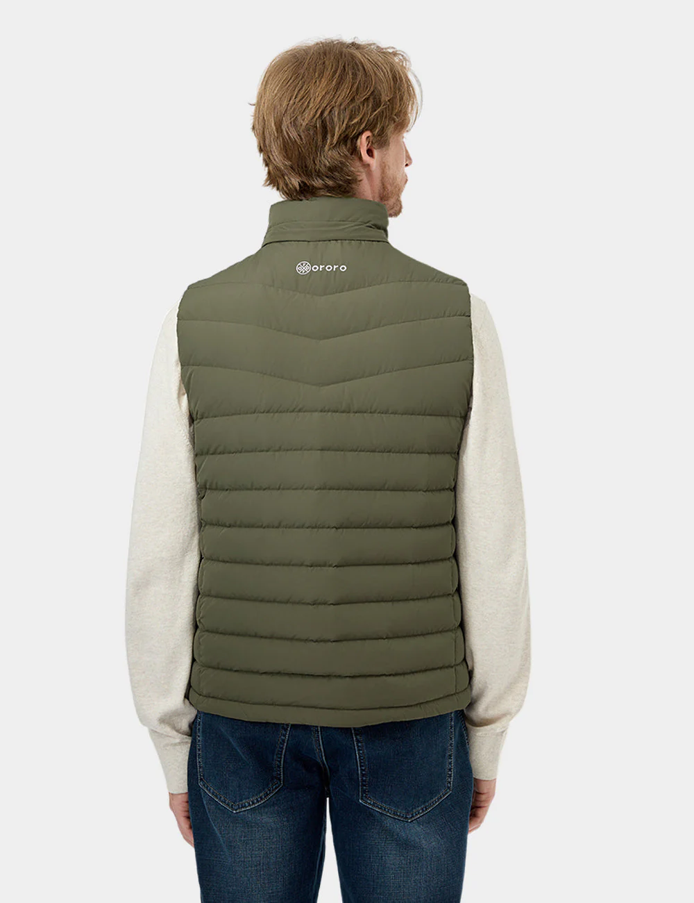 (Open-box) Men's Heated Lightweight Down Vest (Battery Set Not Included) - Image 19