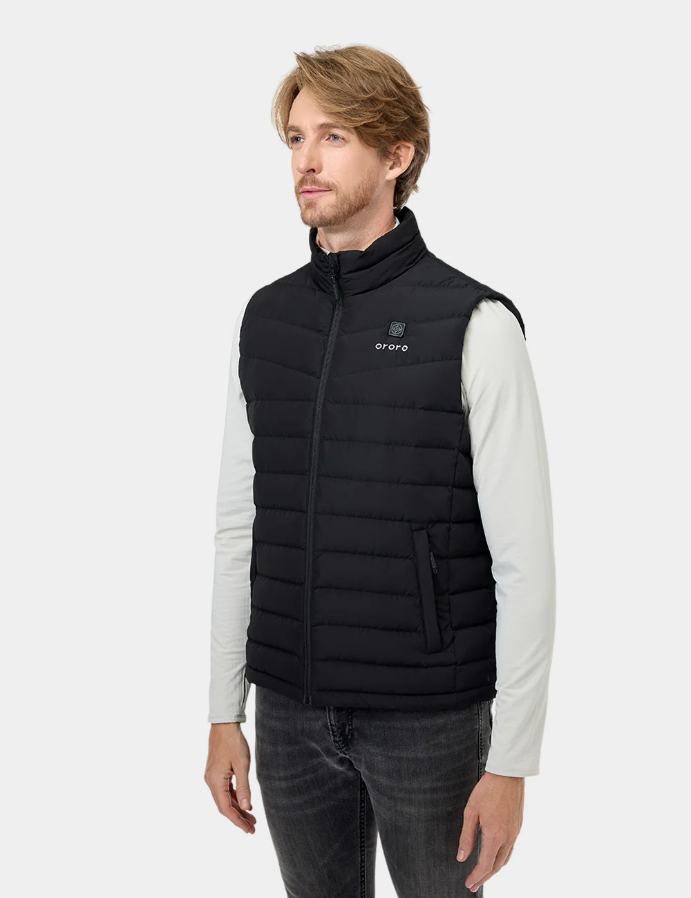 (Open-box) Men's Heated Lightweight Down Vest (Battery Set Not Included) - Image 3