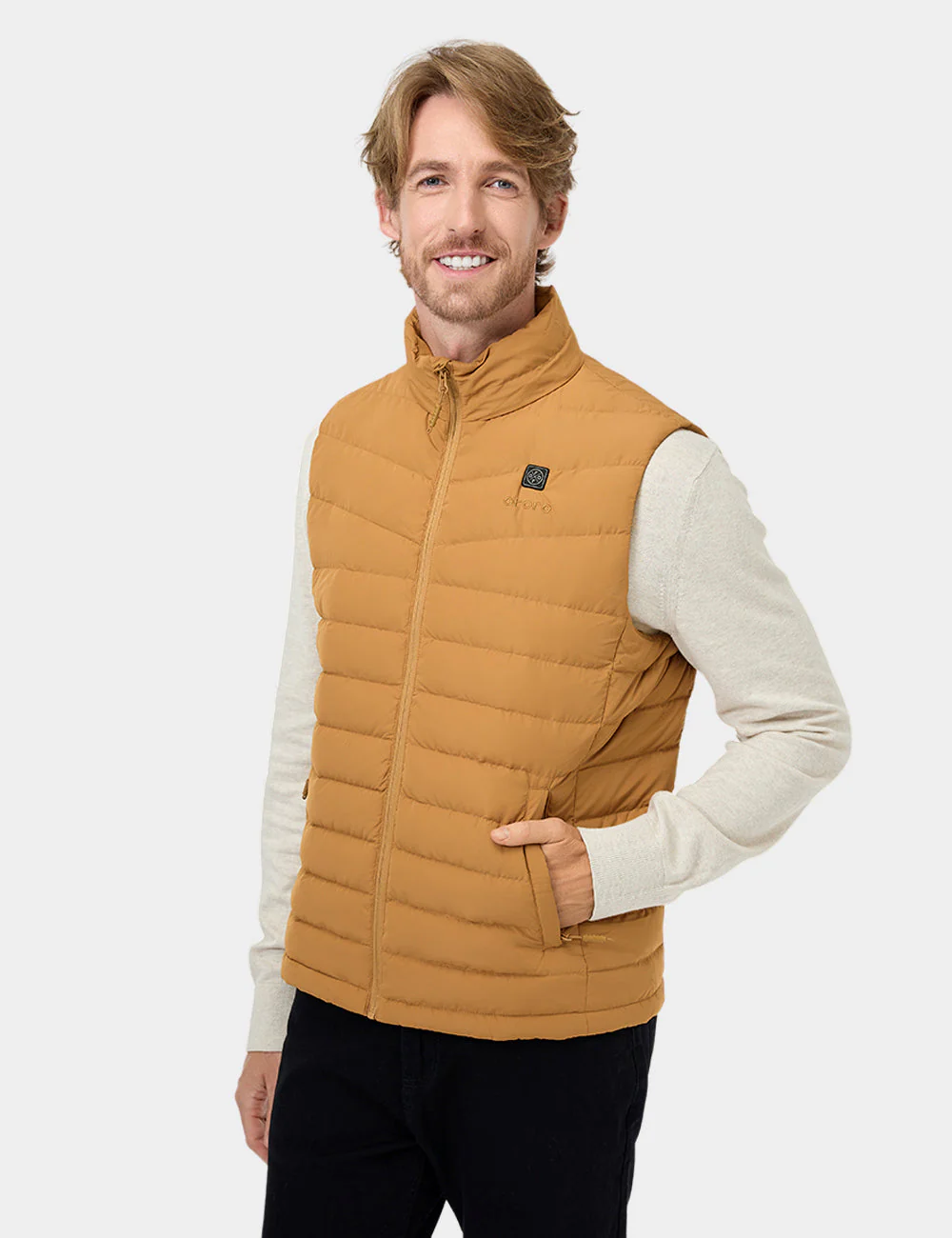 (Open-box) Men's Heated Lightweight Down Vest (Battery Set Not Included) - Image 32