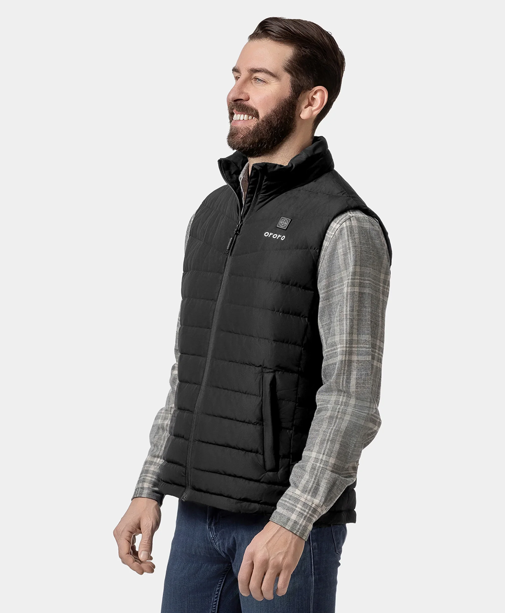 (Open-box) Men's Heated Lightweight Down Vest (Battery Set Not Included) - Image 5