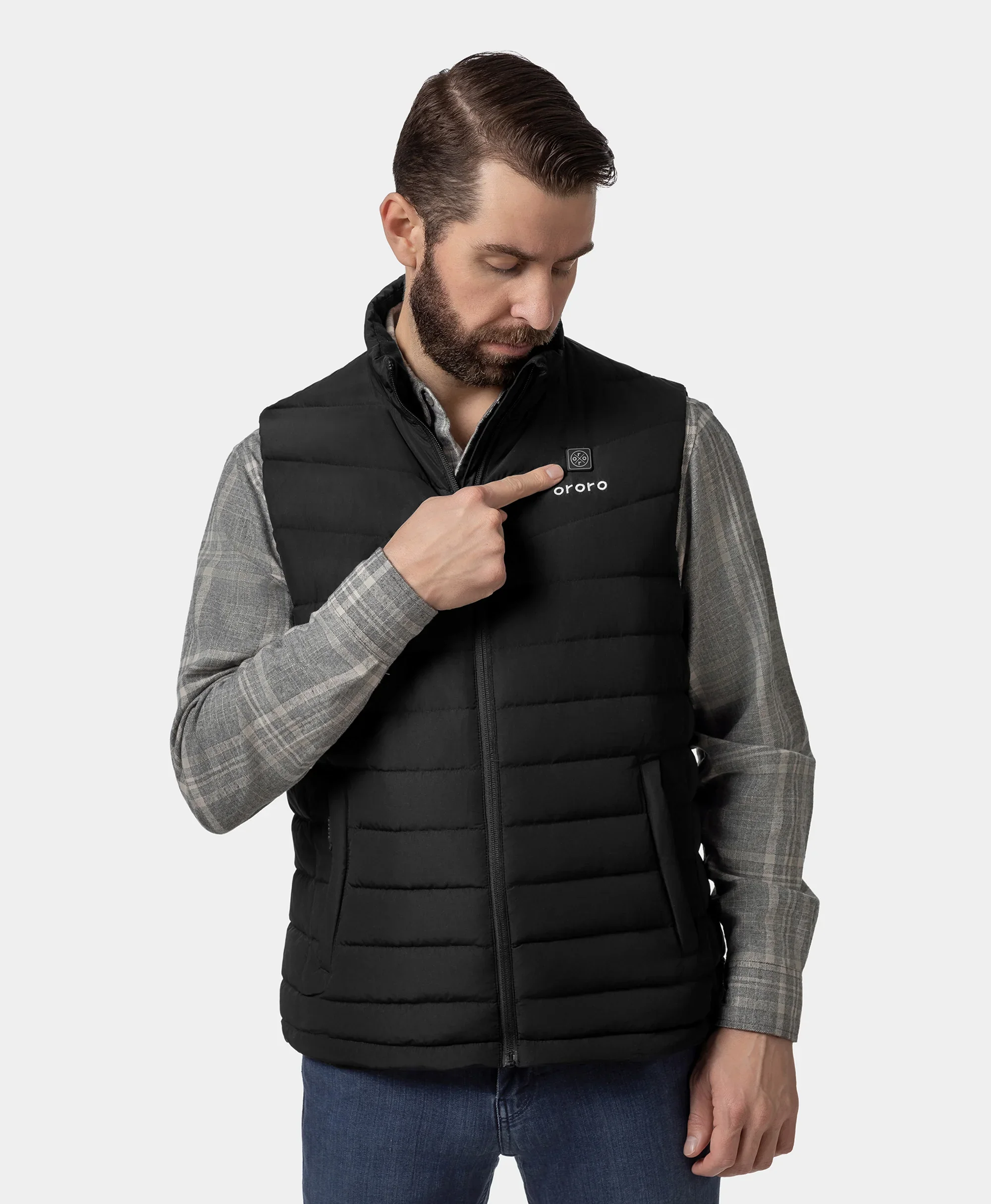 (Open-box) Men's Heated Lightweight Down Vest (Battery Set Not Included) - Image 7