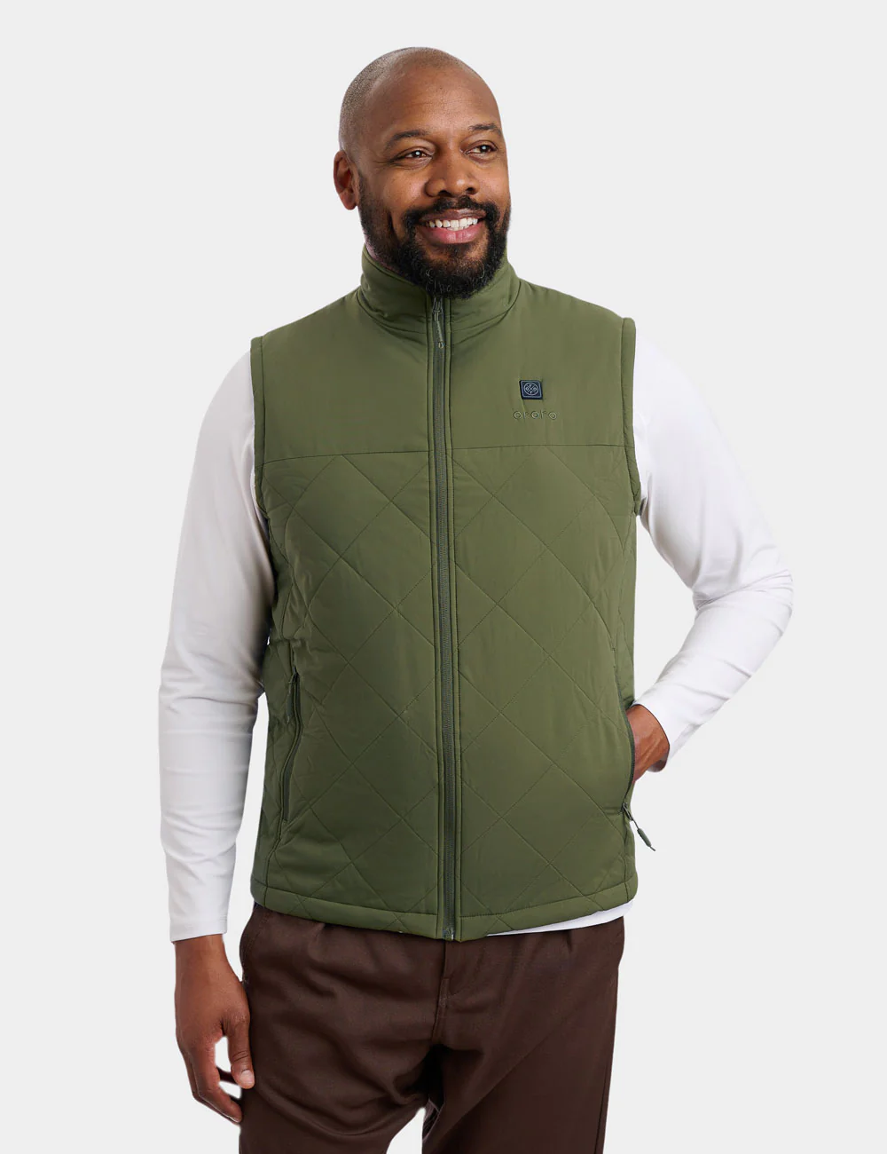 (Open-box) Men's Heated Quilted Vest (Battery Set Not Included) - Image 19