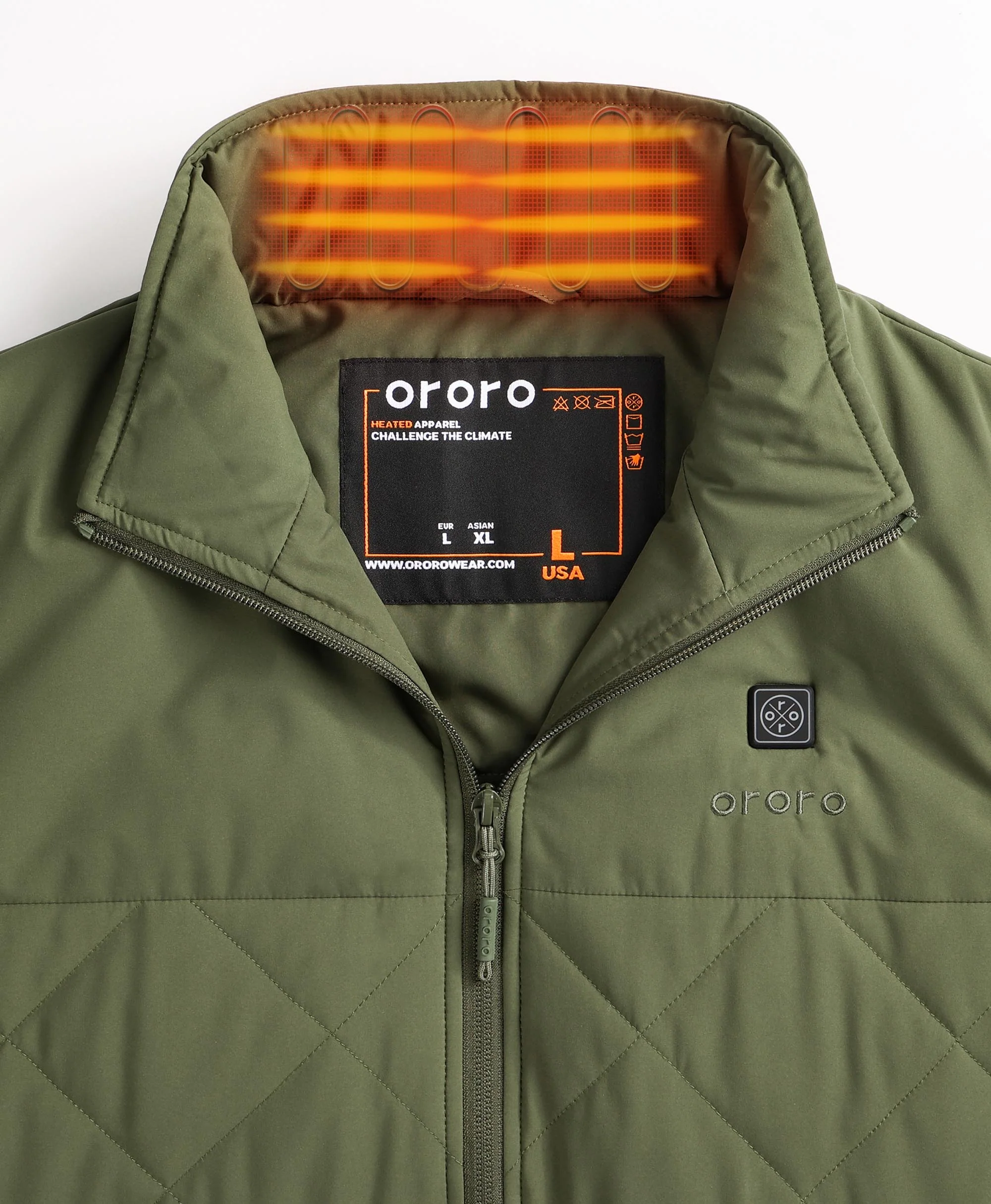 (Open-box) Men's Heated Quilted Vest (Battery Set Not Included) - Image 22