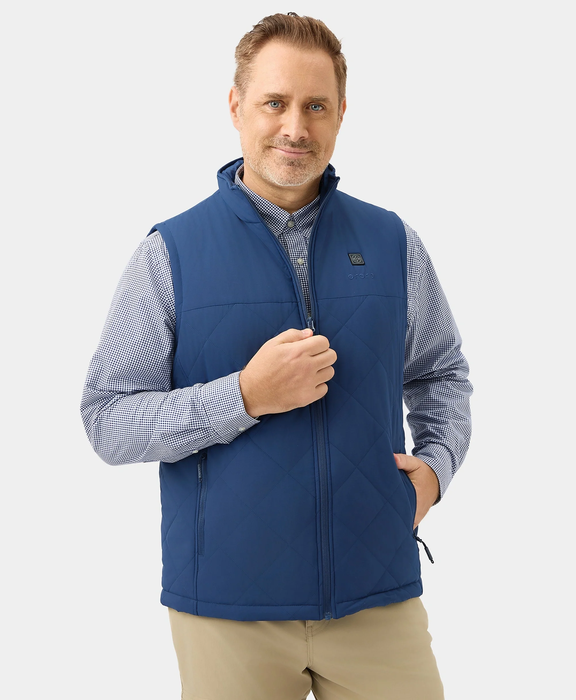 (Open-box) Men's Heated Quilted Vest (Battery Set Not Included) - Image 31