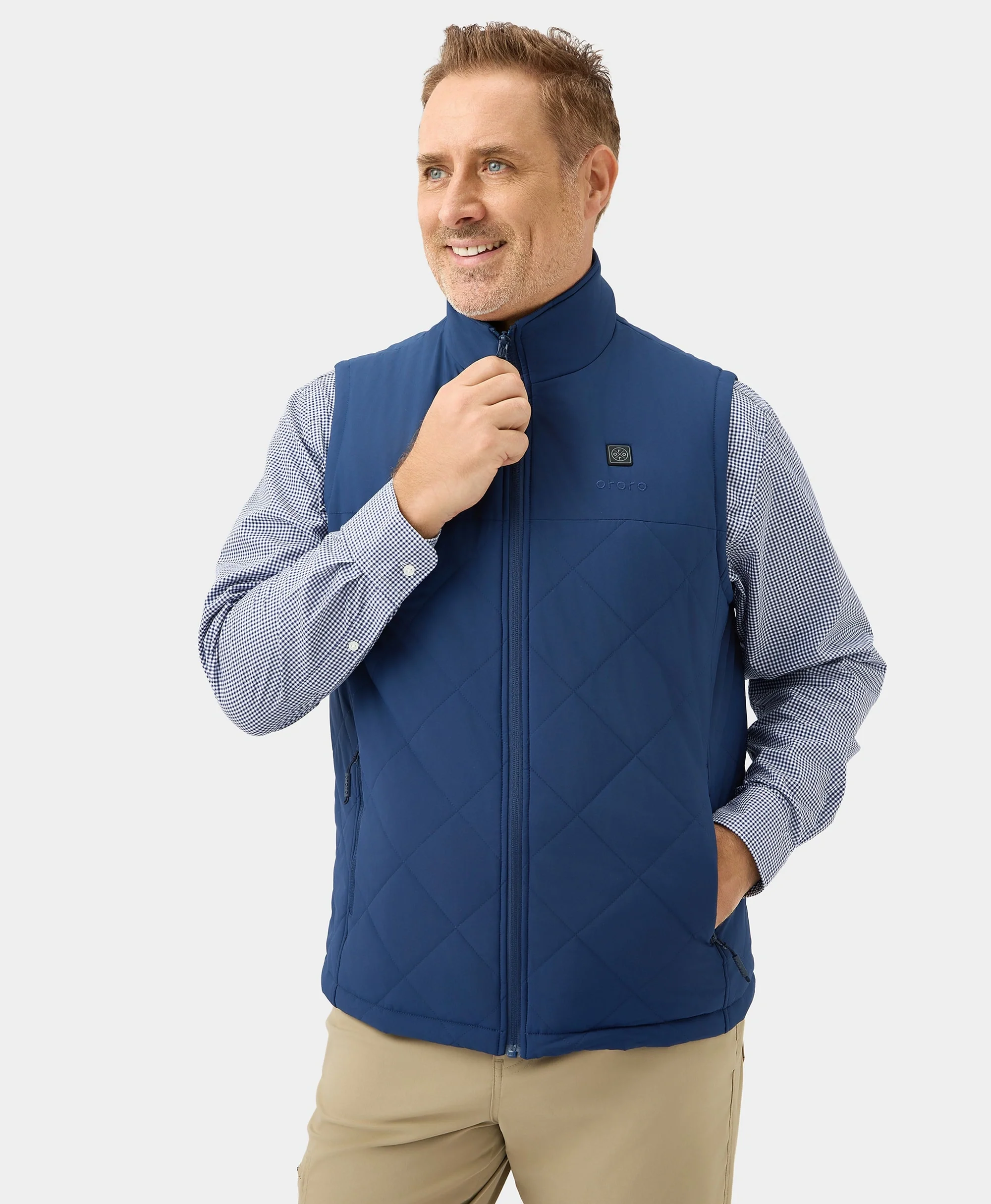 (Open-box) Men's Heated Quilted Vest (Battery Set Not Included) - Image 32