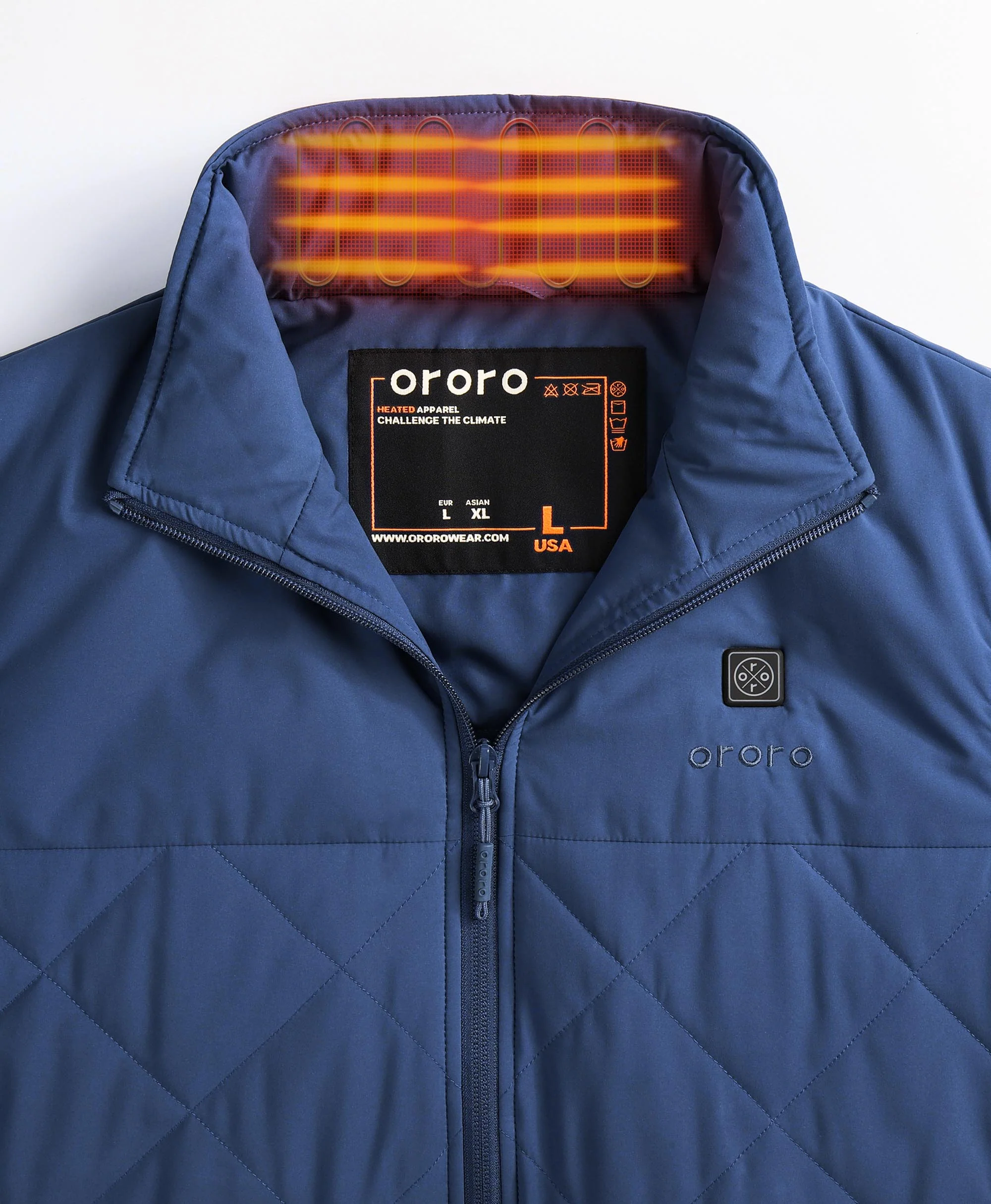 (Open-box) Men's Heated Quilted Vest (Battery Set Not Included) - Image 34