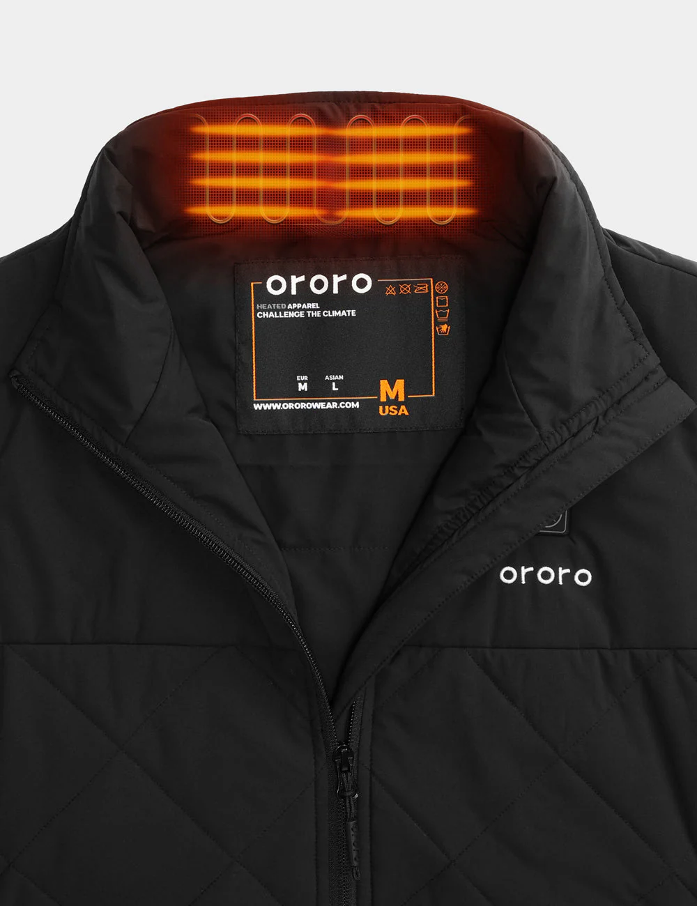 (Open-box) Men's Heated Quilted Vest (Battery Set Not Included) - Image 8