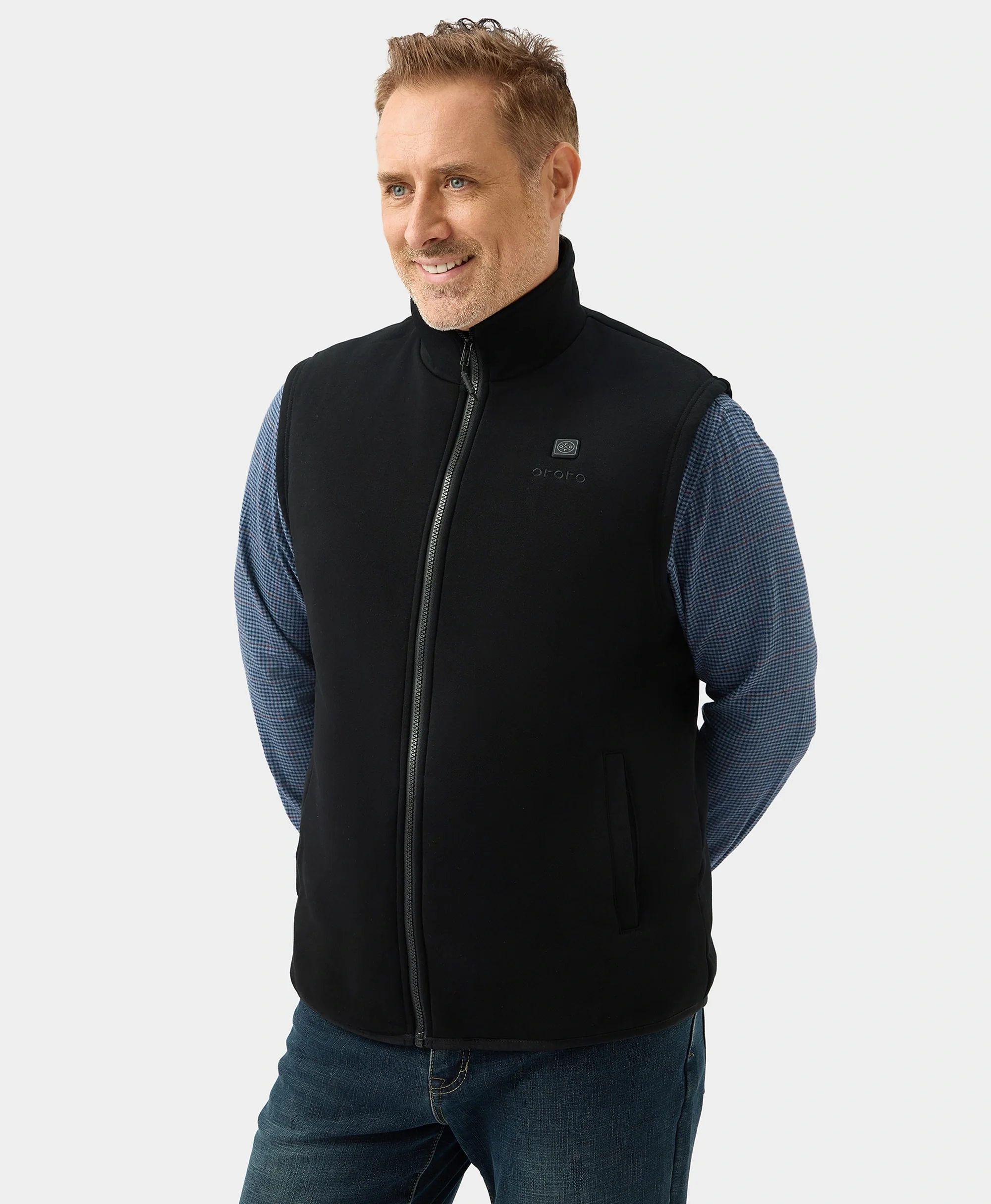 (Open-box) Men's Heated Fleece Vest (Battery Set Not Included) - Image 6