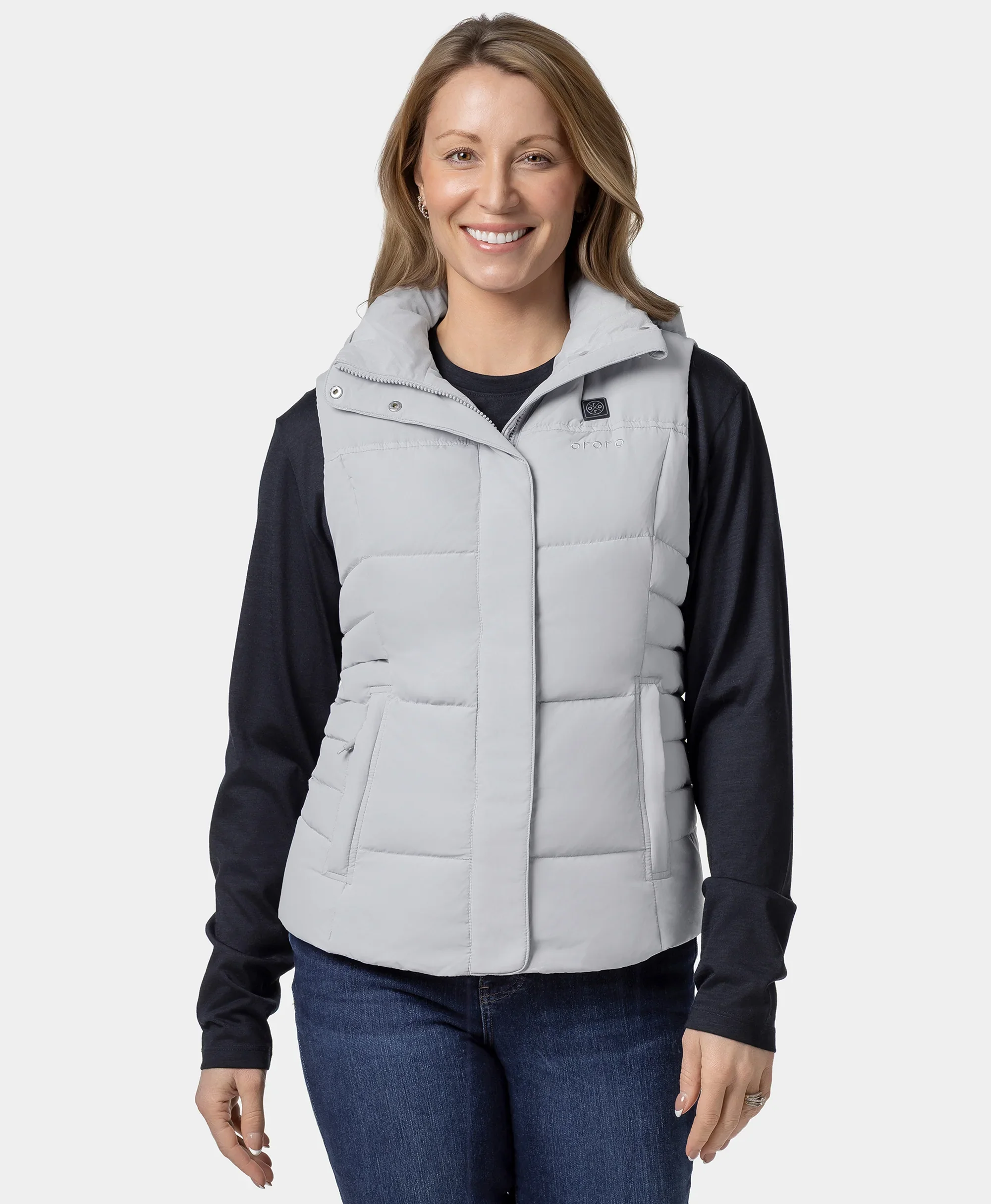 (Open-box) Women's Heated Down Vest - Slim Fit (Battery Set Not Included) - Image 13