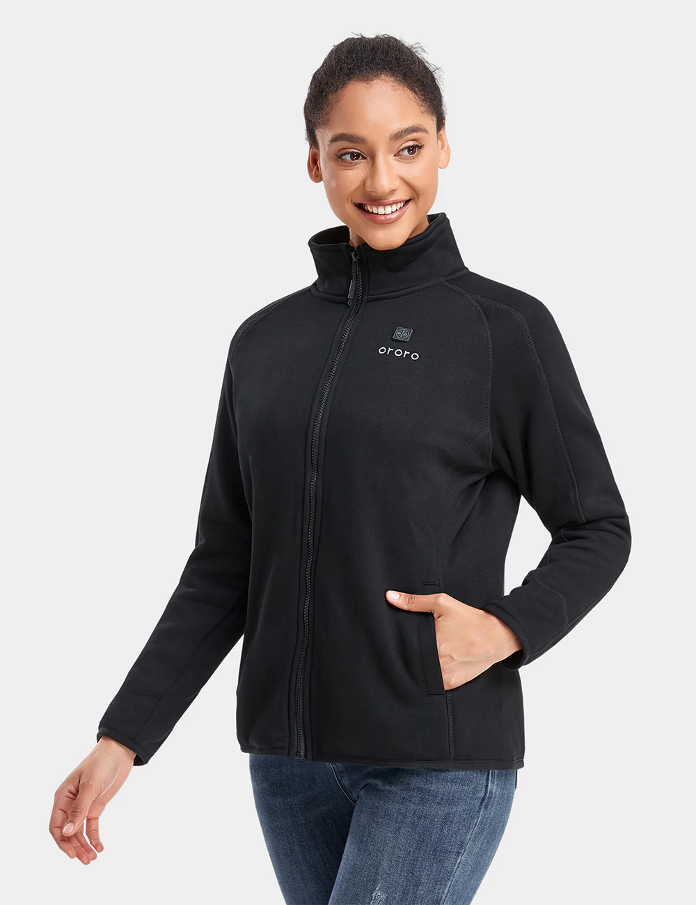 (Open-box) Women's Heated Fleece Jacket (Battery Set Not Included) - Image 10