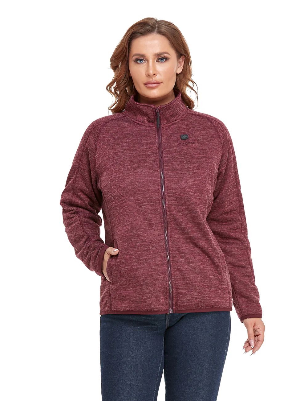 (Open-box) Women's Heated Fleece Jacket (Battery Set Not Included) - Image 17