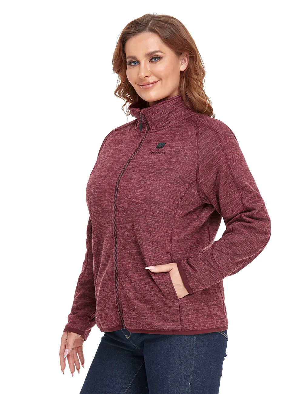(Open-box) Women's Heated Fleece Jacket (Battery Set Not Included) - Image 18