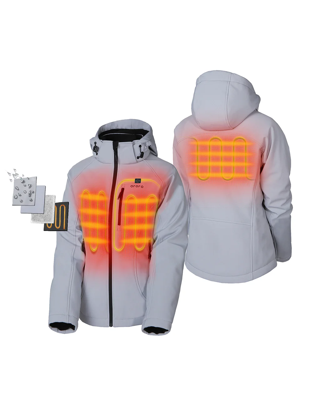(Open-box) Women's Classic Heated Jacket (Battery Set Not Included) - Image 31