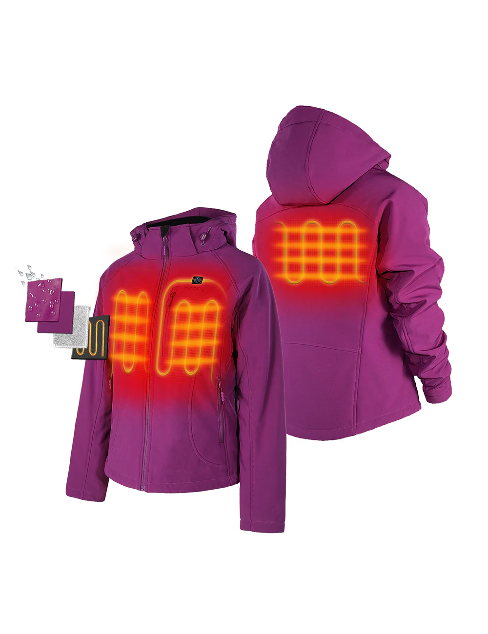 (Open-box) Women's Classic Heated Jacket (Battery Set Not Included) - Image 40