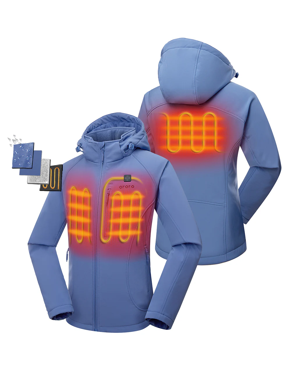 (Open-box) Women's Classic Heated Jacket (Battery Set Not Included) - Image 54