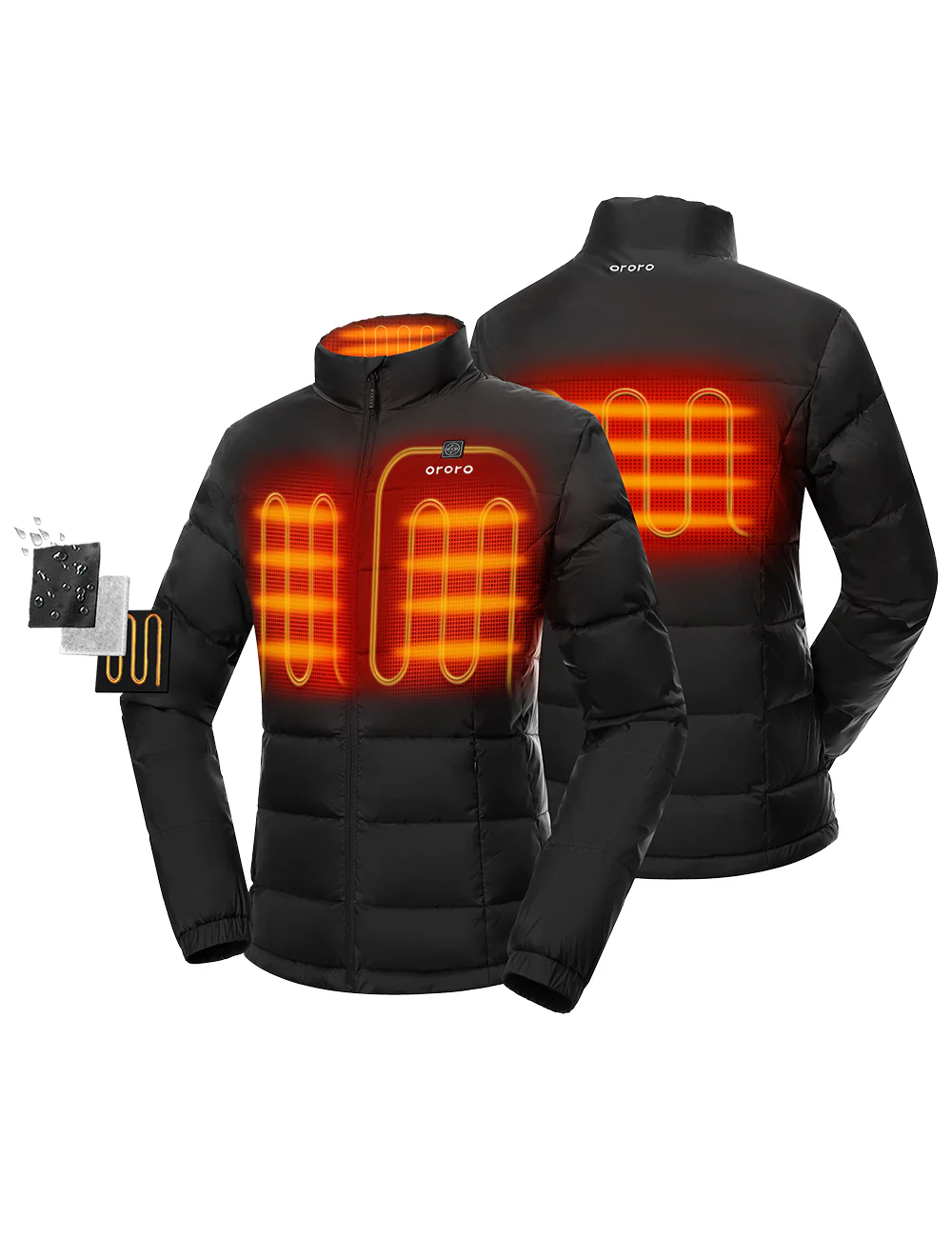 (Open-box) Women's Heated Puffer Jacket (Battery Set Not Included)