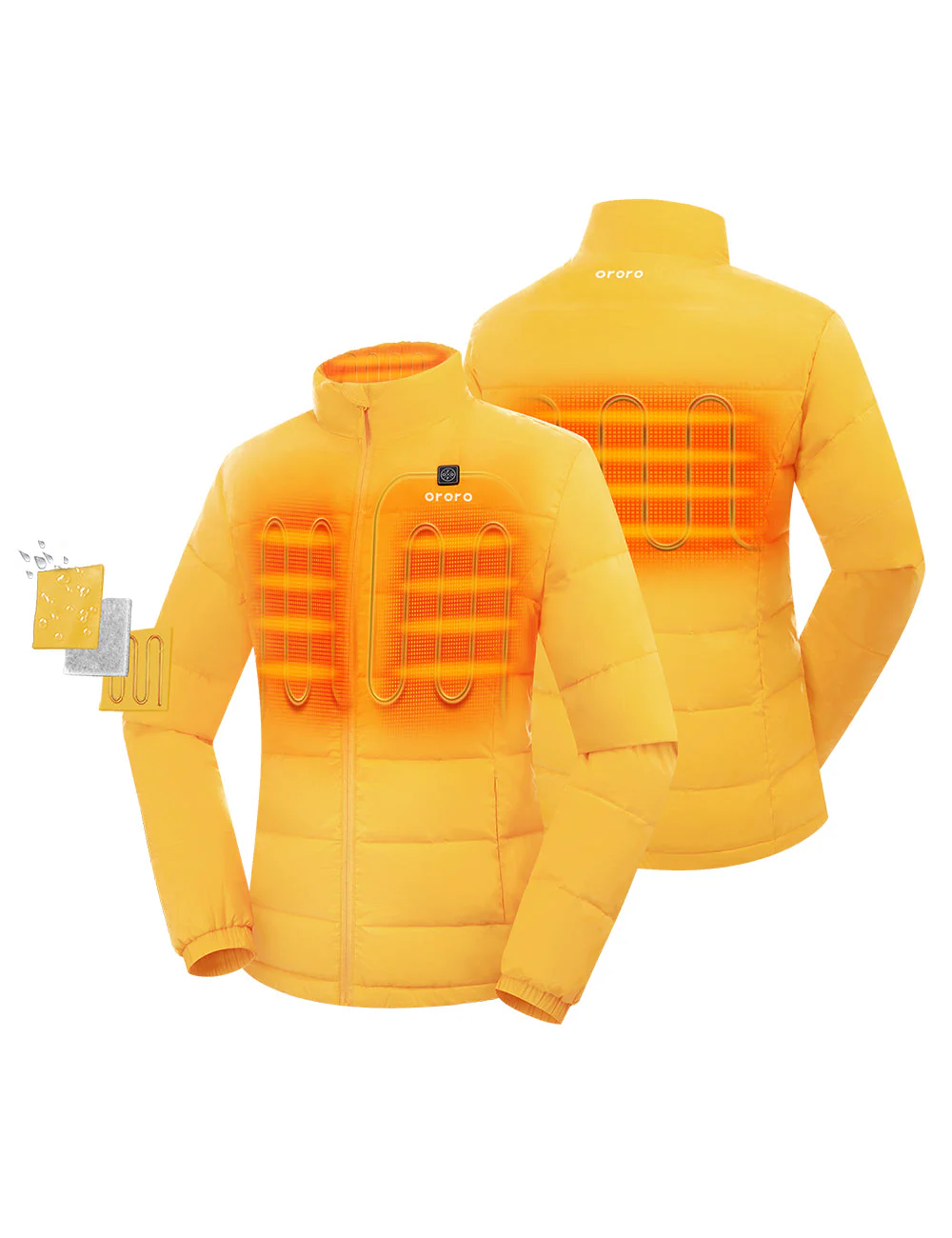 (Open-box) Women's Heated Puffer Jacket (Battery Set Not Included) - Image 14