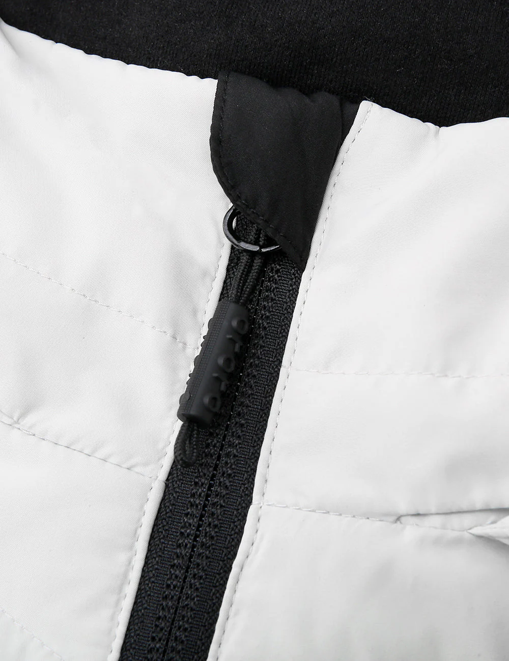 (Open-box) Women's Heated Down Jacket - Black/White  (Battery Set Not Included) - Image 6