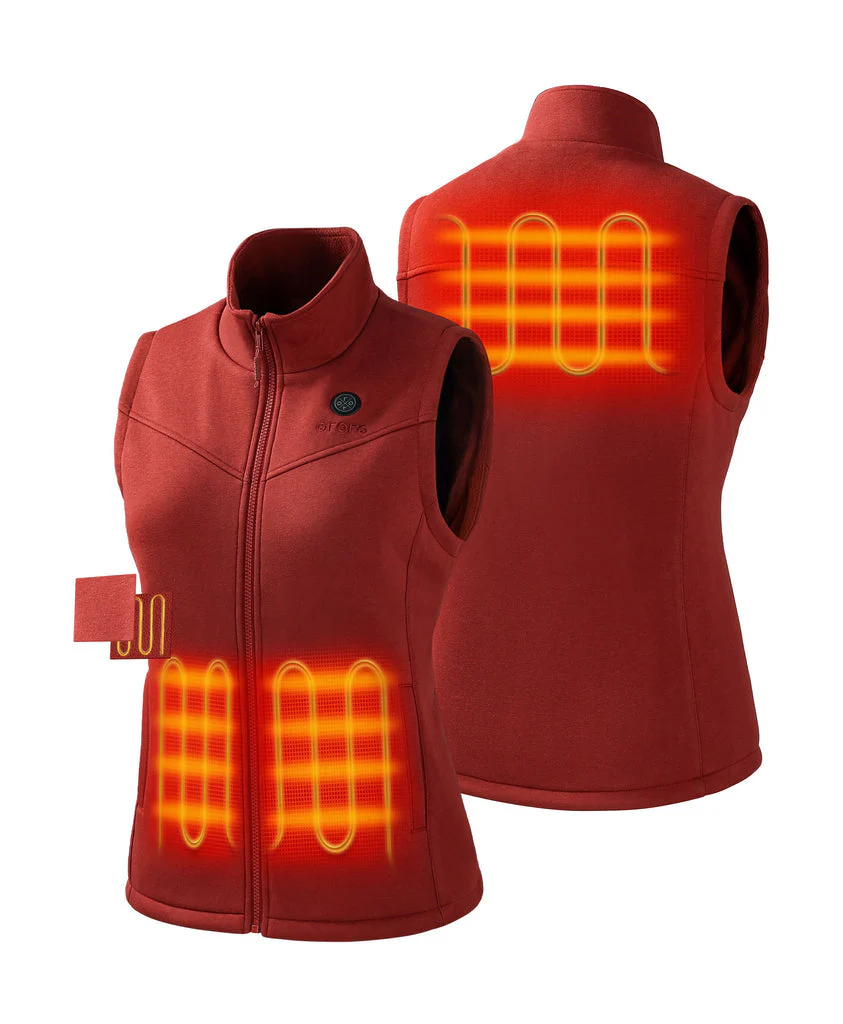 (Open-box) Women's Heated Fleece Vest (Battery Set Not Included) - Image 10