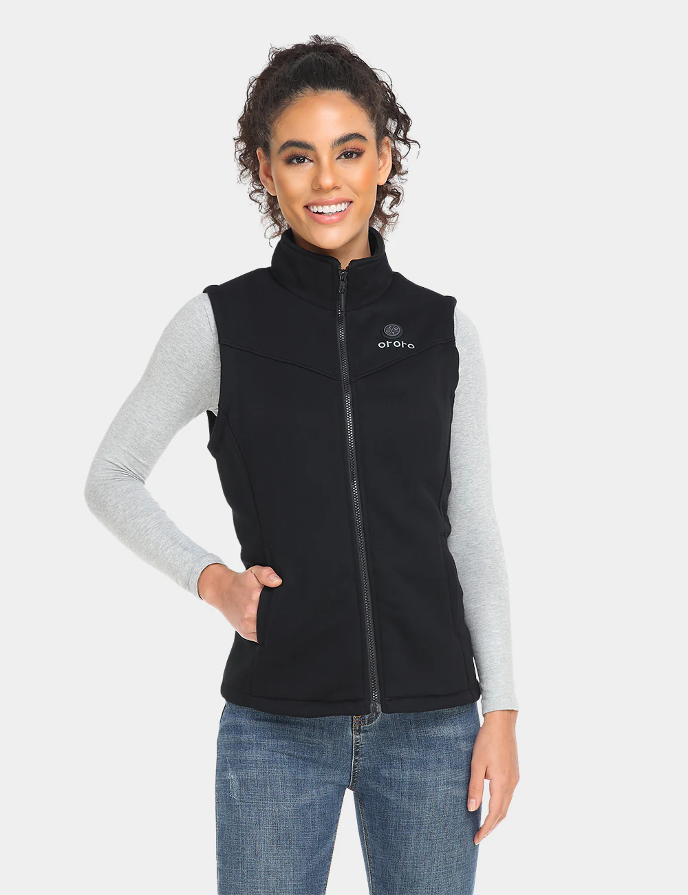 (Open-box) Women's Heated Fleece Vest (Battery Set Not Included) - Image 2