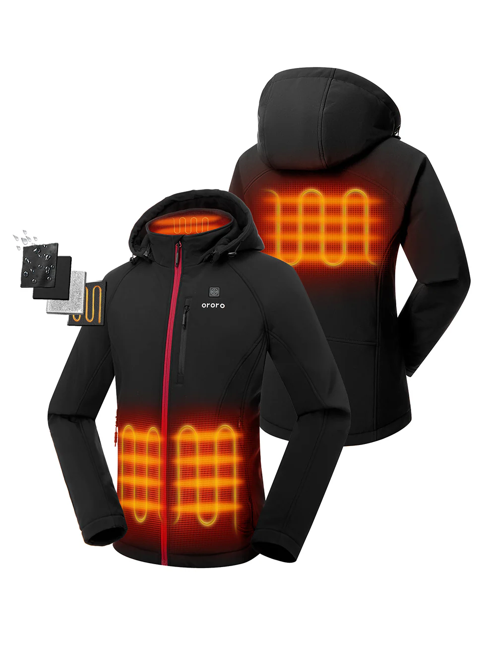 (Open-box) Women's Heated Jacket - 4 Heating Zones (Battery Set Not Included) - Image 15