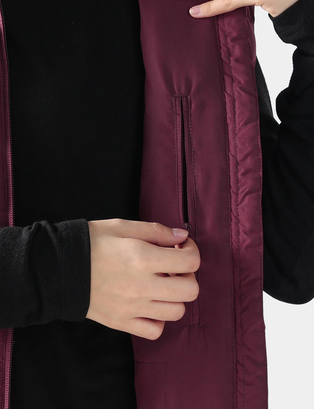 (Open-box) Women's Heated Lightweight Down Vest (Battery Set Not Included) - Image 17