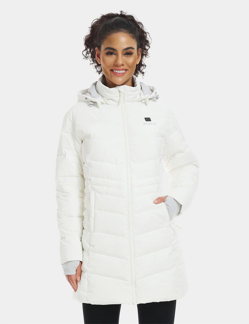 (Open-box) Women's Heated Puffer Parka Jacket (Battery Set Not Included) - Image 11