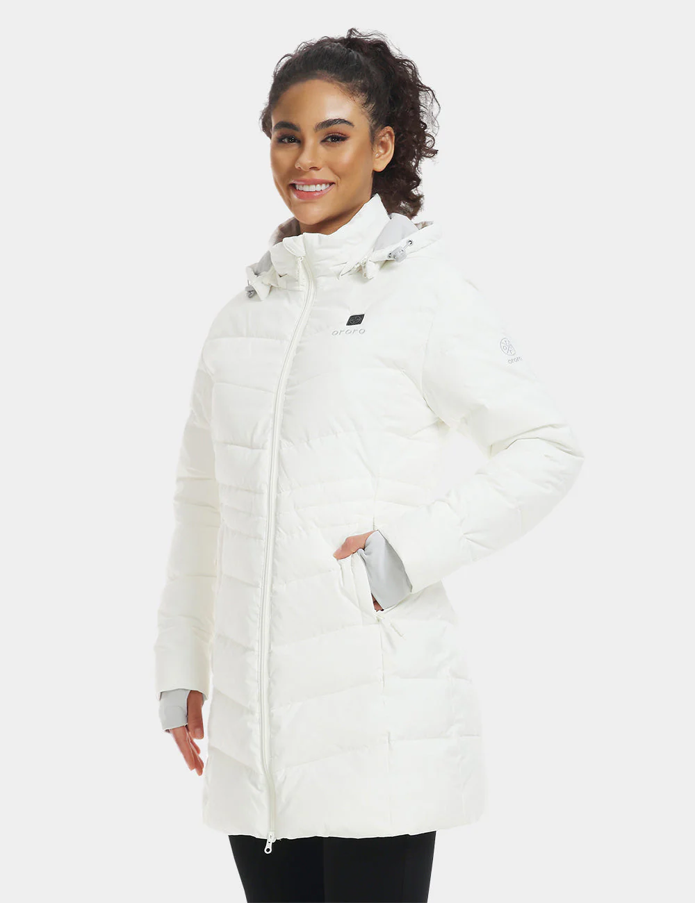 (Open-box) Women's Heated Puffer Parka Jacket (Battery Set Not Included) - Image 12